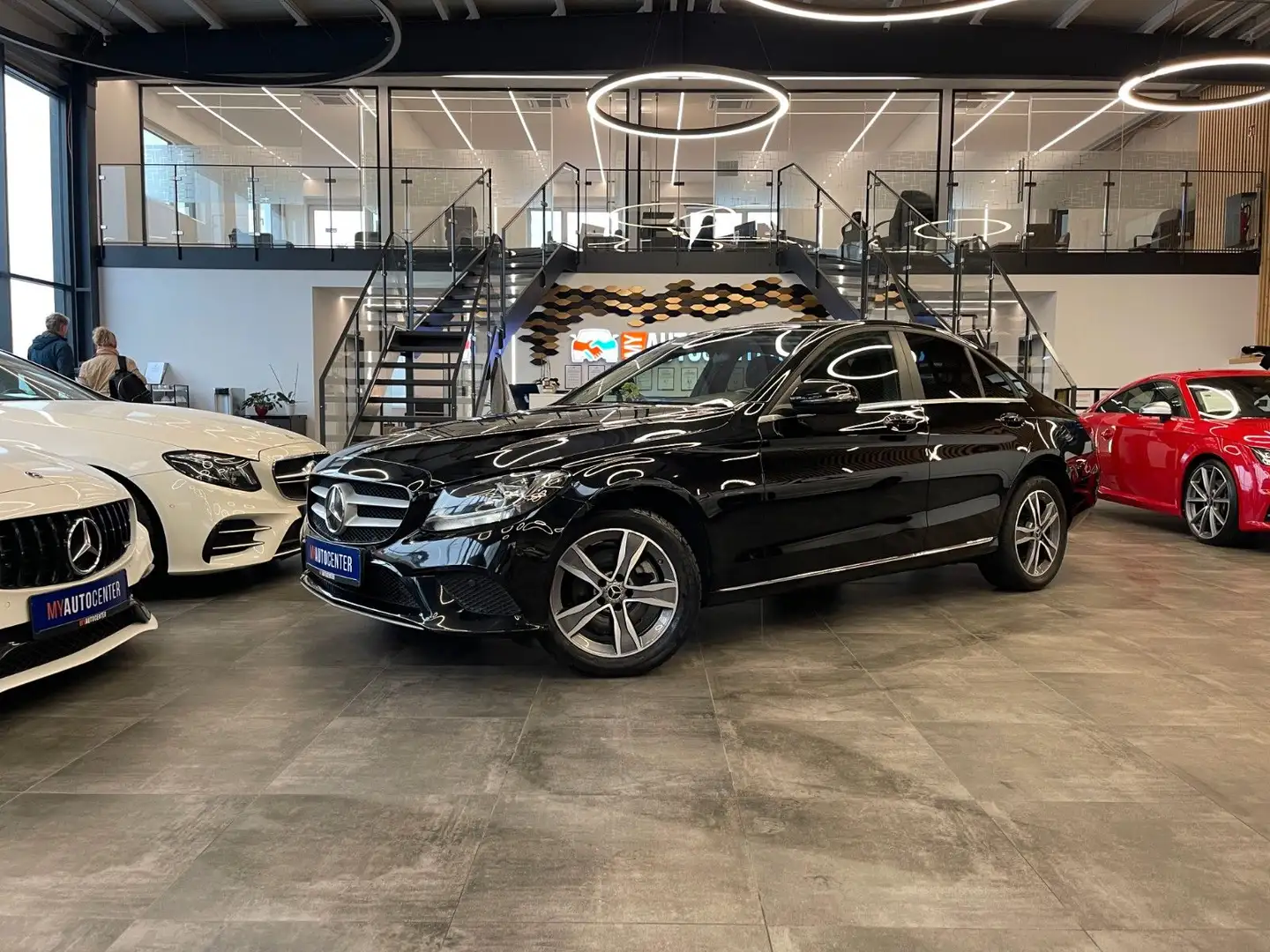 Mercedes-Benz C 220 d 4Matic Lim. *1.HAND*19%MW*NAVI*KLIMA*PDC Schwarz - 1