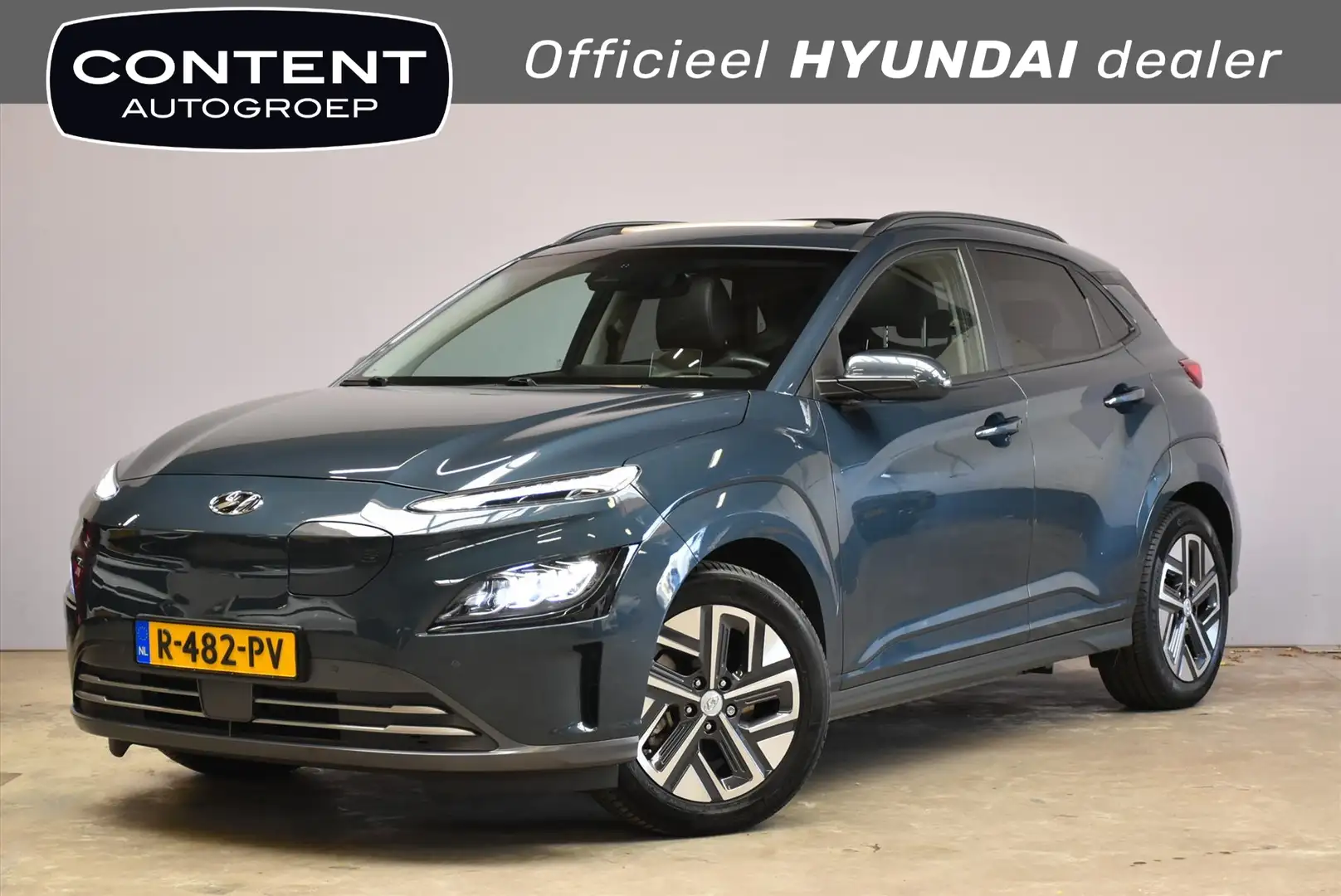 Hyundai KONA 64 kWh 204pk Aut Premium Sky Blauw - 1