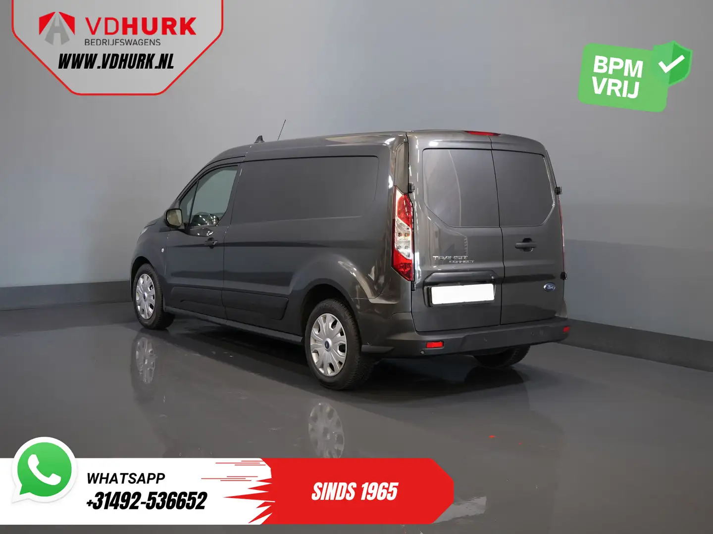 Ford Transit Connect 1.0 EcoBoost BENZINE L2 Trend BPM VRIJ! Ready2Go N Gris - 2