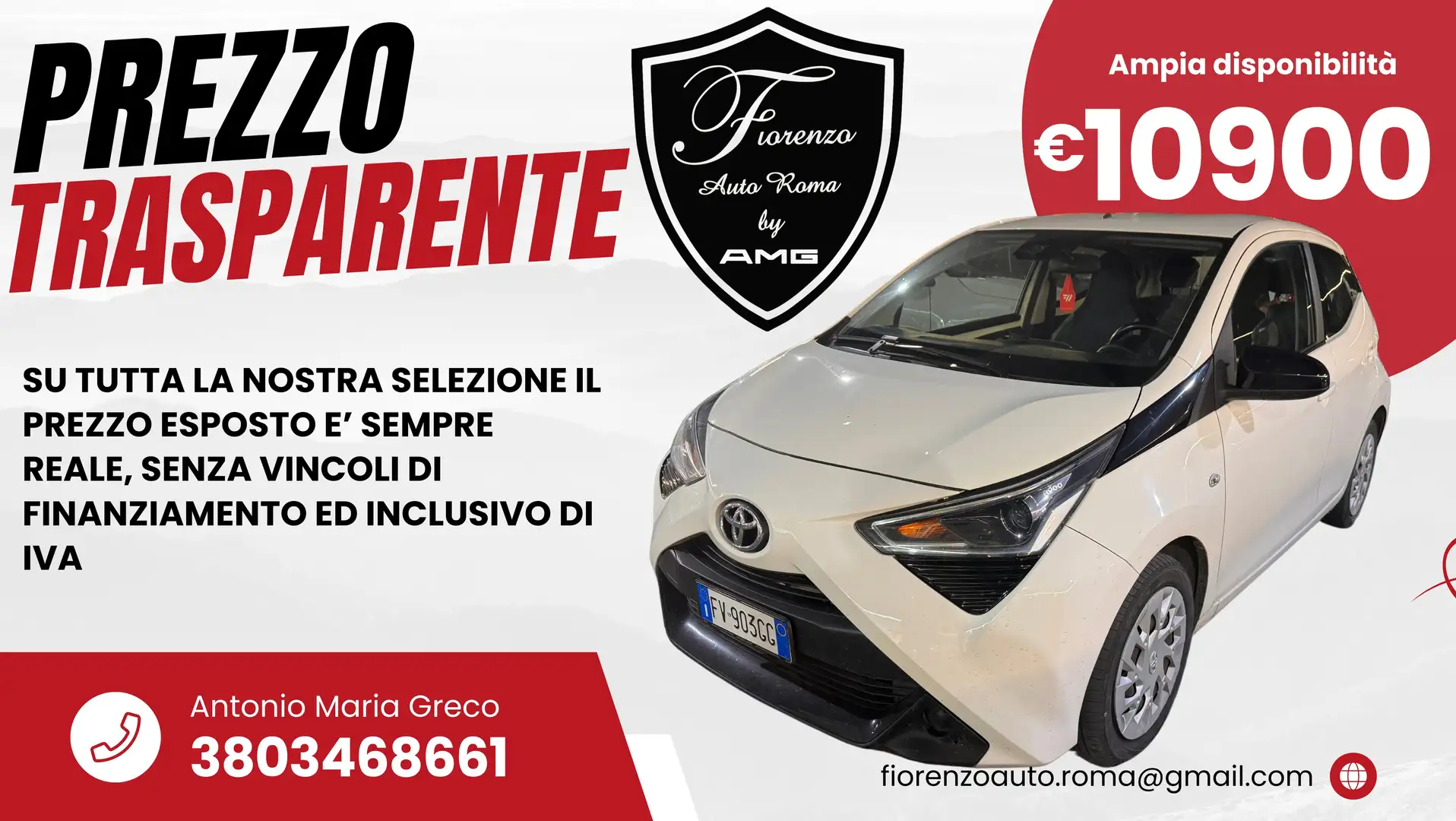 Toyota Aygo 5p 1.0 x-business plus 72cv**IN ARRIVO** Bianco - 1