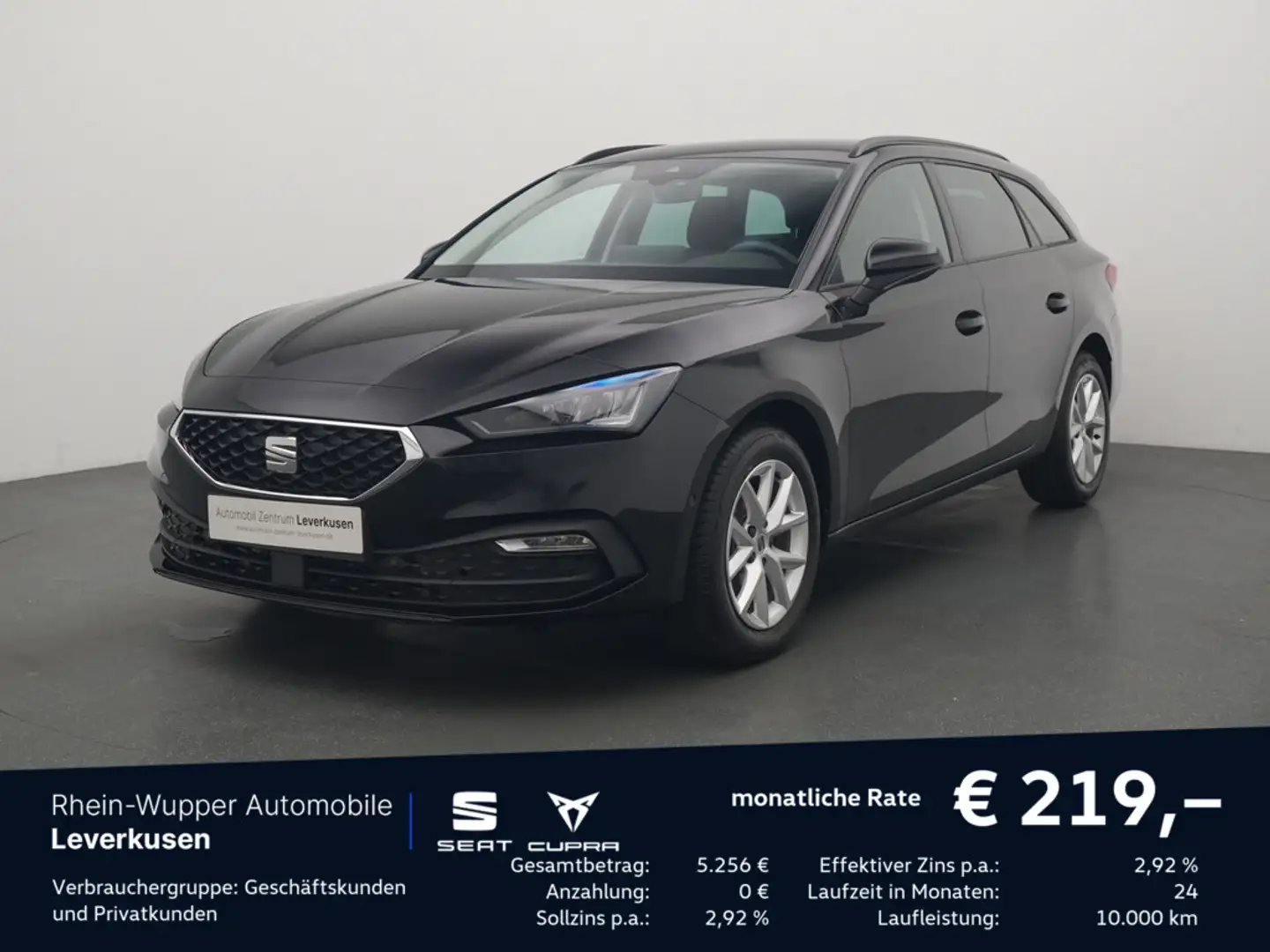 SEAT Leon Sportstourer eTSI Road Edition AHK ACC K Noir - 1