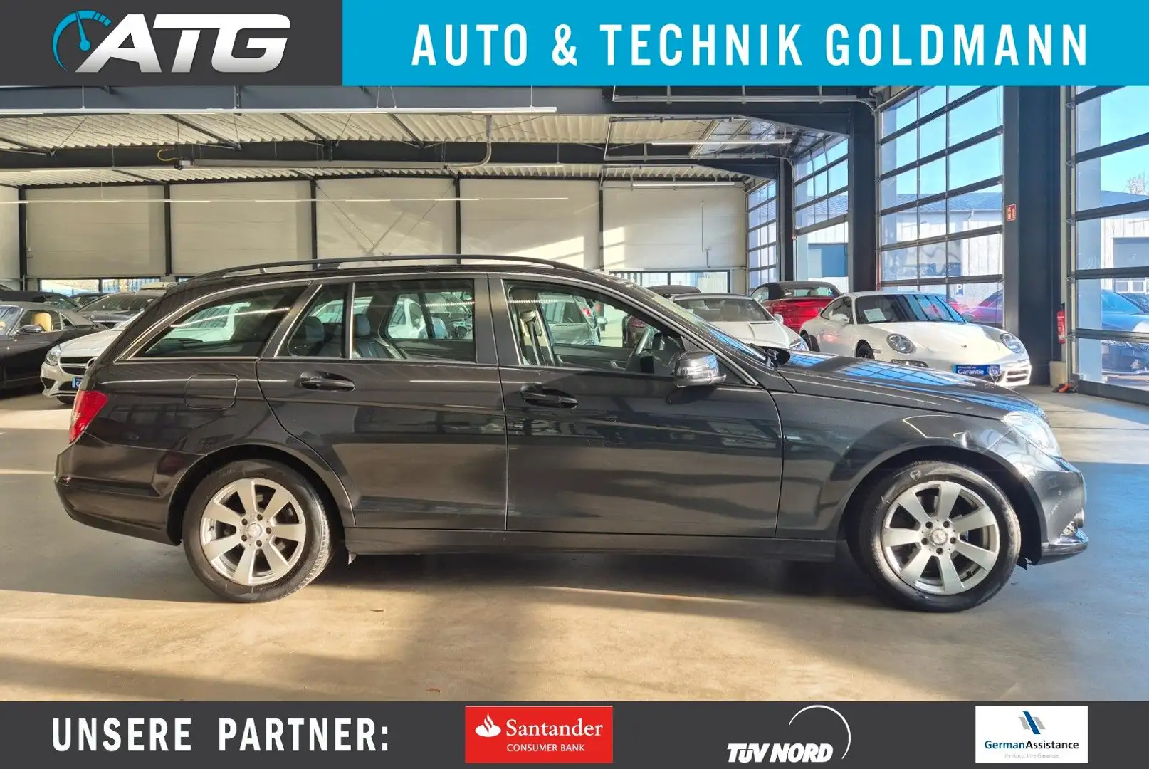 Mercedes-Benz C 200 T CDI TEILLEDER NAVI SITZHZ PDC TEMPOMAT Noir - 1