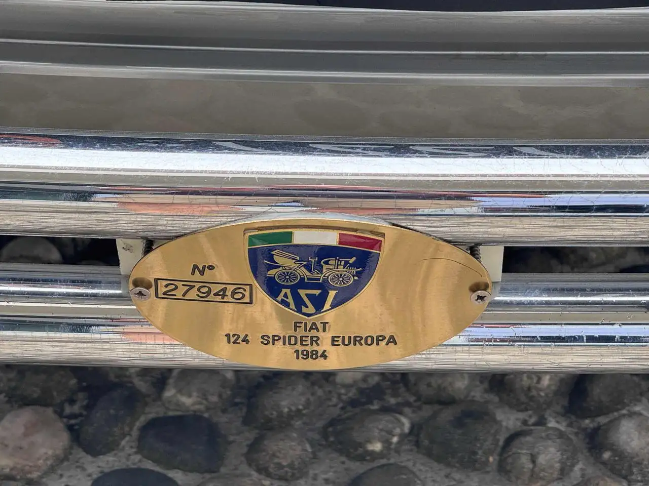Fiat 124 Spider spidereuropa azzurra, foto 6