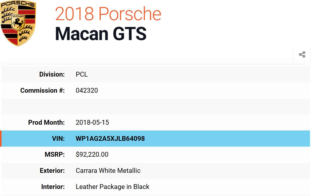 2018 Porsche Macan GTS AWD thumb 18