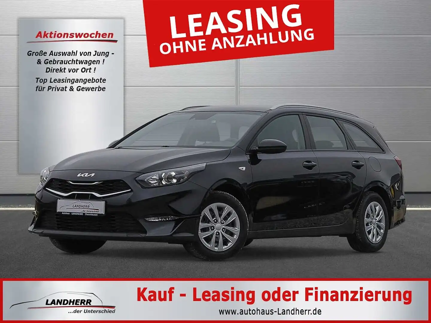 Kia Ceed SW 1.5 T-GDI Silber //PDC/Winterpaket/Klima Schwarz - 1