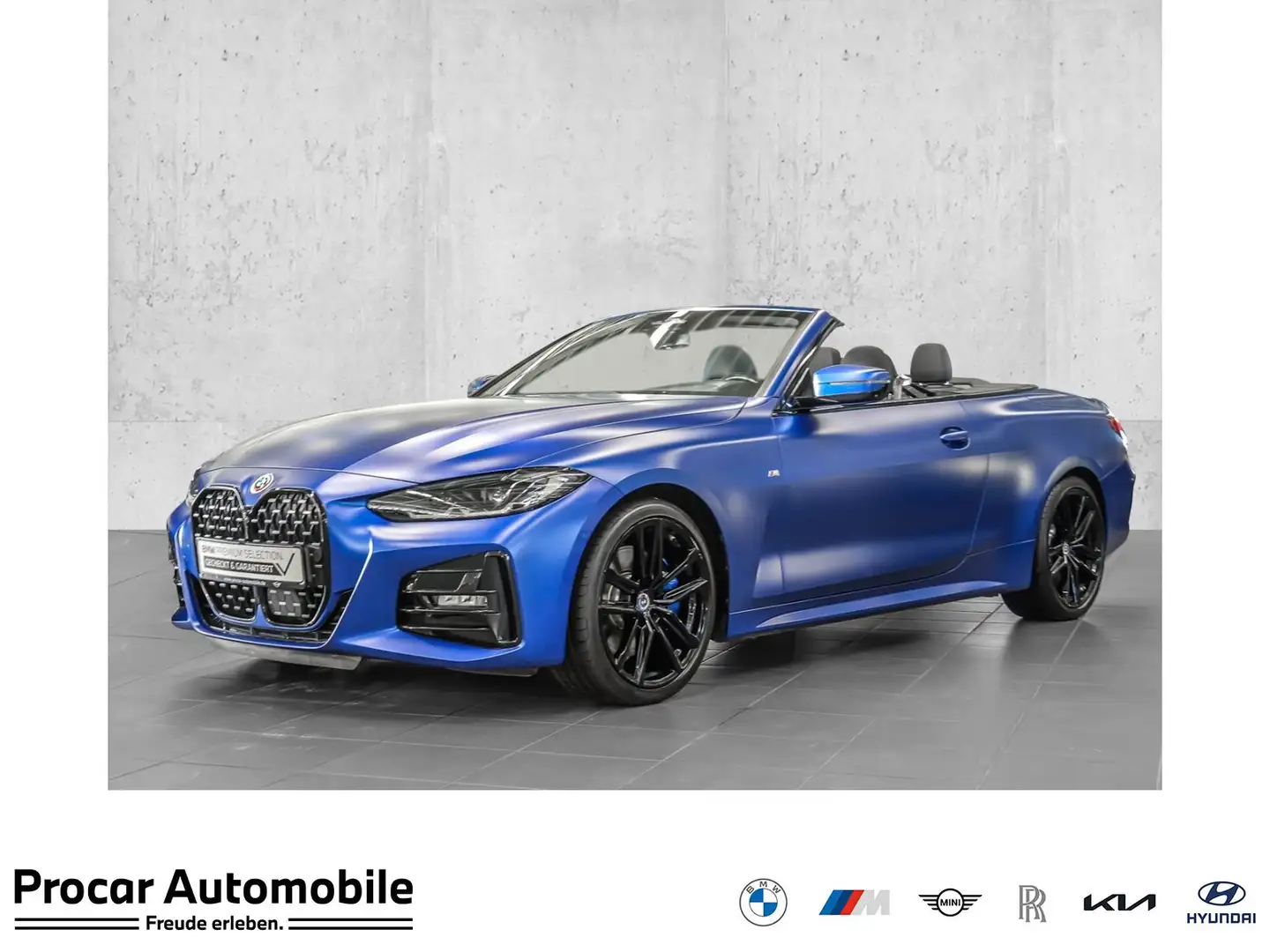 BMW 430 i Cabrio M Sport ACC AHK RFK NAVI LED DAB LM Blau - 1