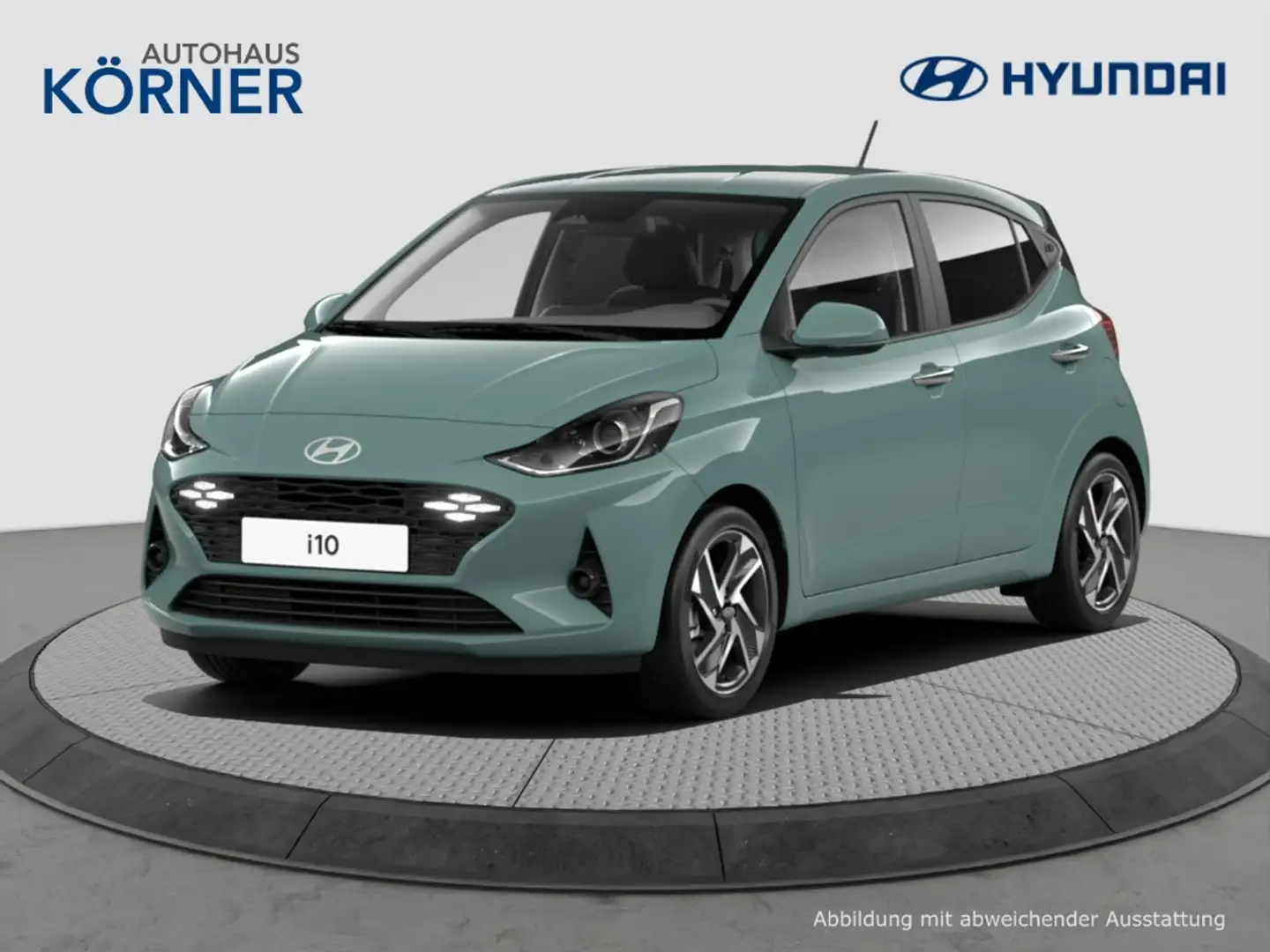 Hyundai i10 1.0 TREND APPLE CARPLAY ANDROID AUTO DAB CAM Grün - 1