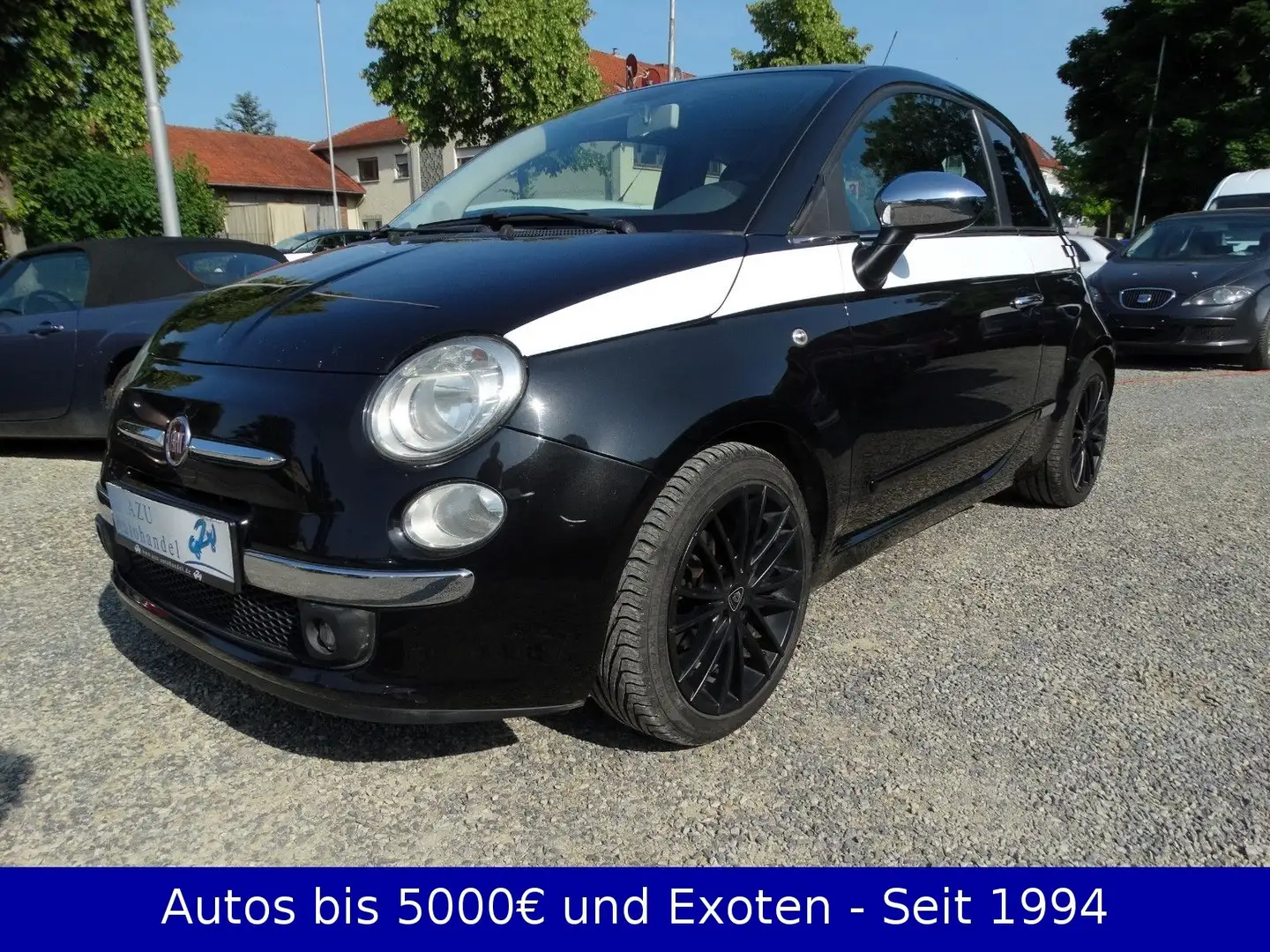 Fiat 500 Sportlich - Teilleder - ALU Zwart - 1