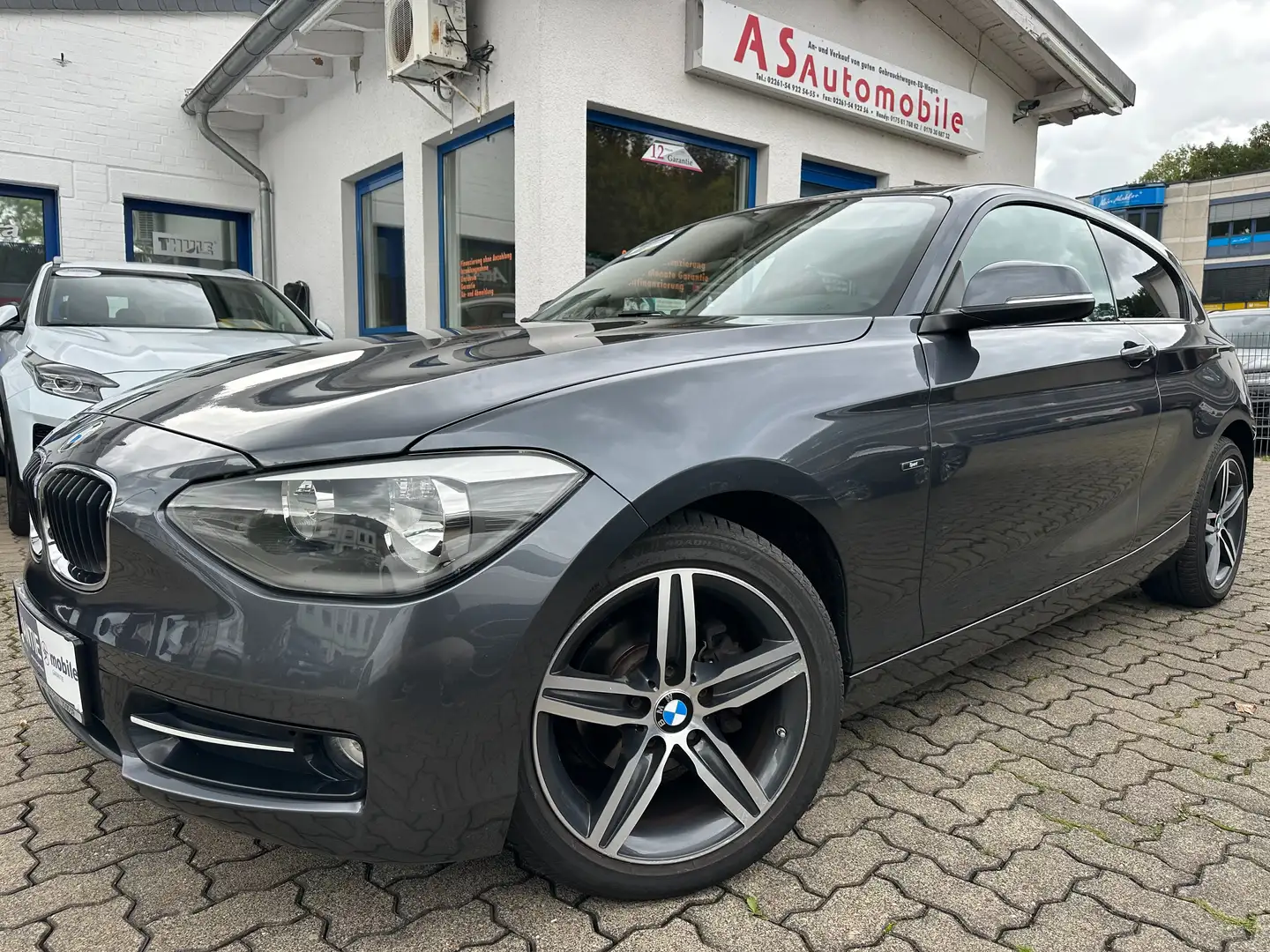 BMW 116 116 i St&St+2.HAND+LEDER+KLIMA+PDC+SHZ+PDC+EURO 6 Grau - 1