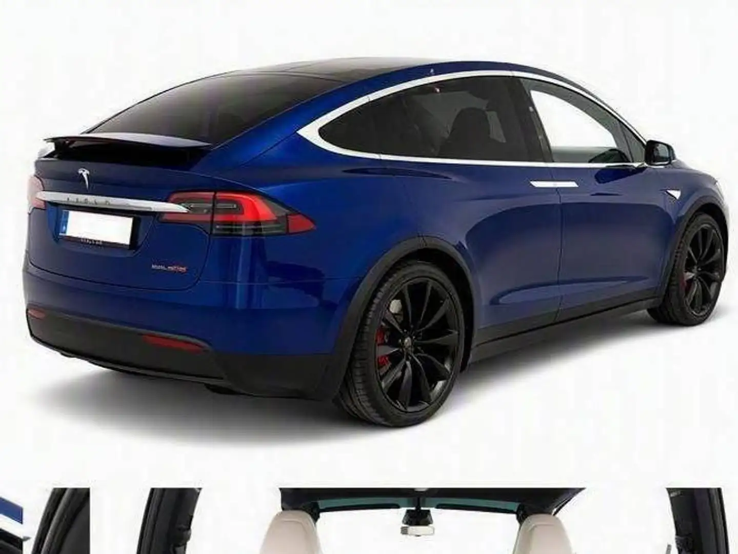 Tesla Model X Dual Motor Performance Ludicrous / Vst.-abz. / SUV Blau - 2