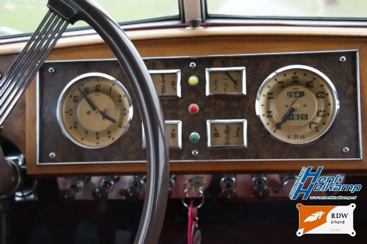 Riley RMF 2.5 *Org.Chesterfield leer, foto 10
