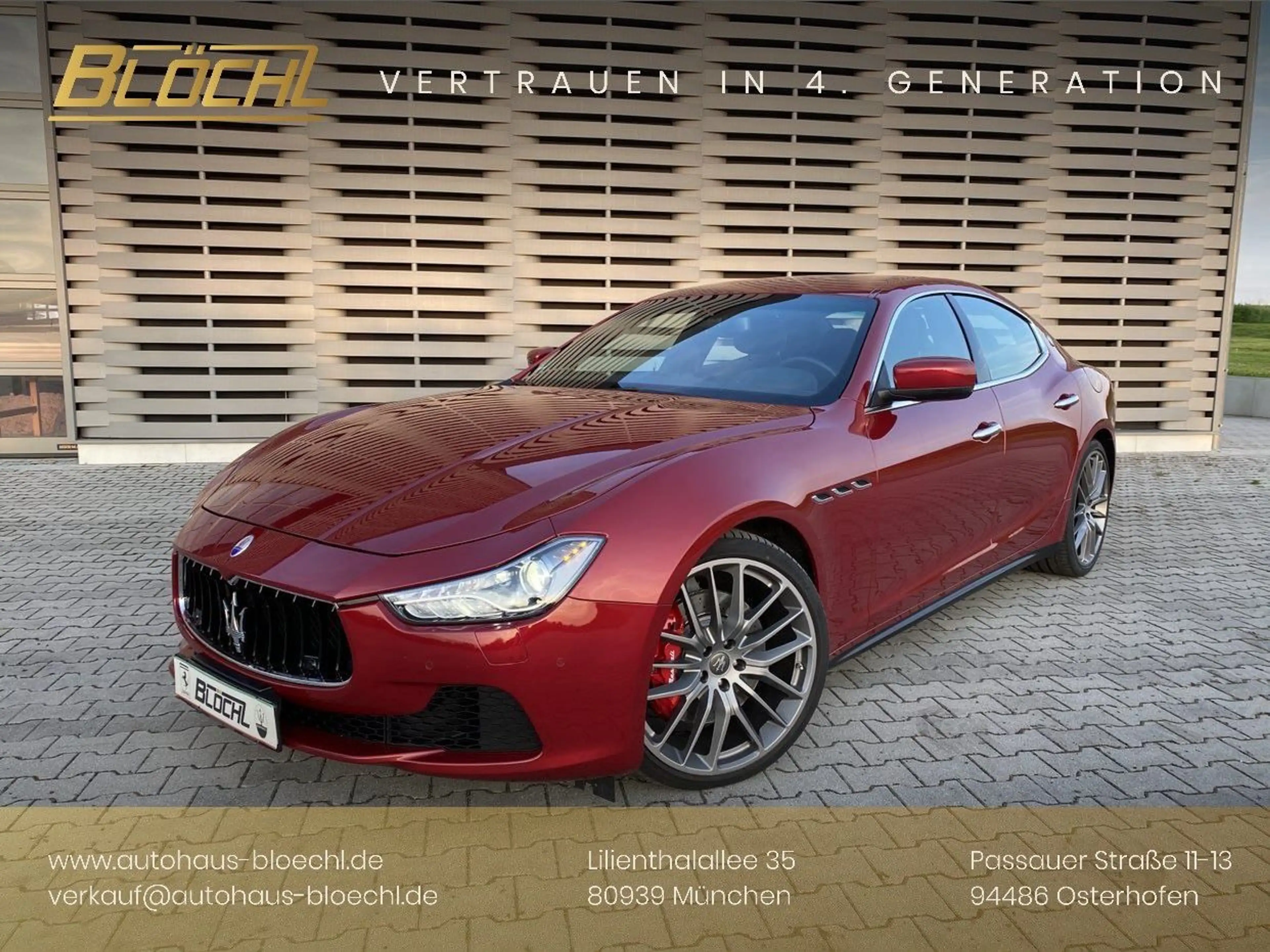 Maserati Ghibli Diesel*21 Zoll*Kamera*Deutsches Auto*