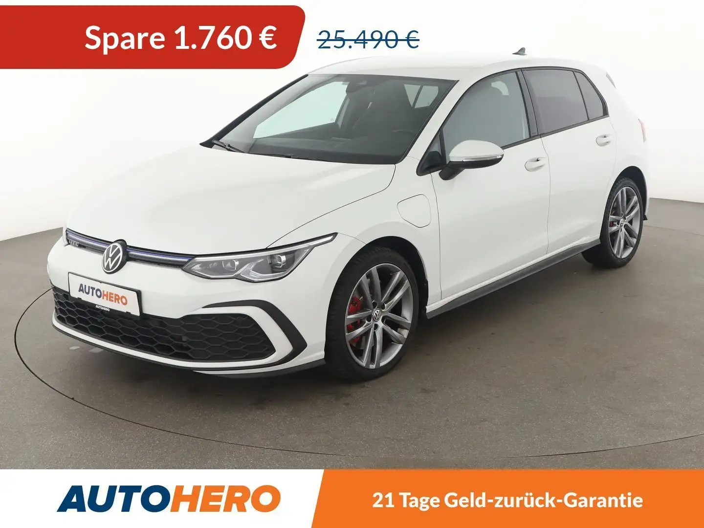 Volkswagen Golf GTE 1.4 GTE Aut.*NAVI*LED*ACC*SPUR*PDC*SHZ*KLIMA* Weiß - 1