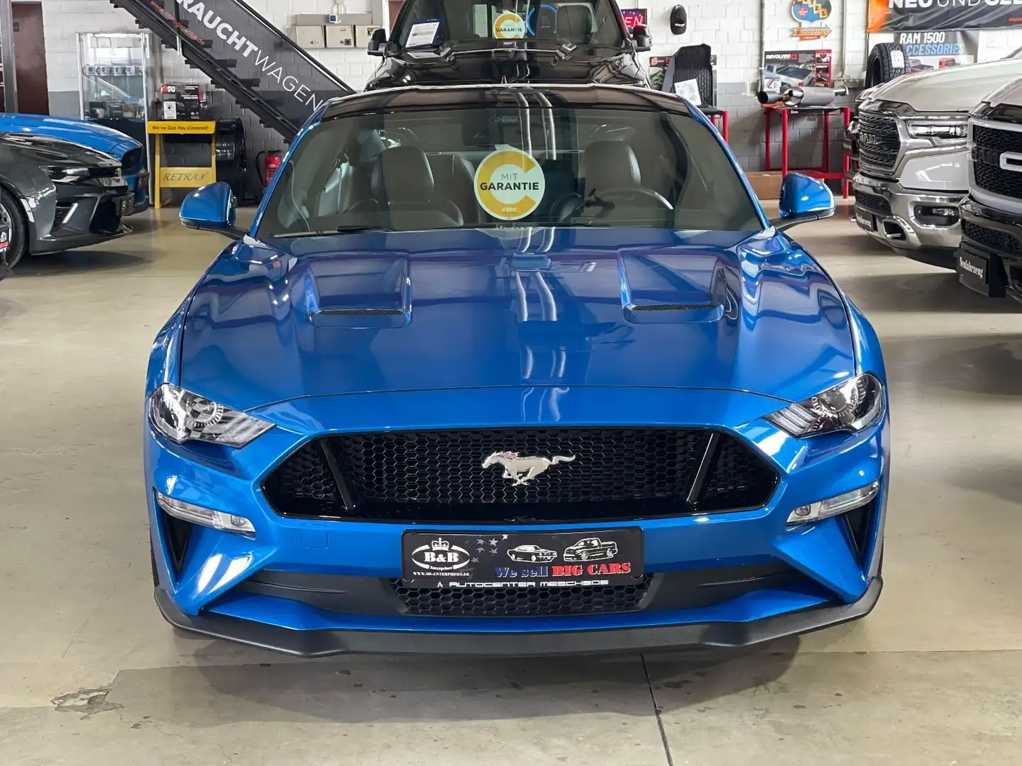 Ford Mustang MUSTANG GT+MAGNA RIDE+DE-FAHRZEUG+UNFALLFREI Blau - 2
