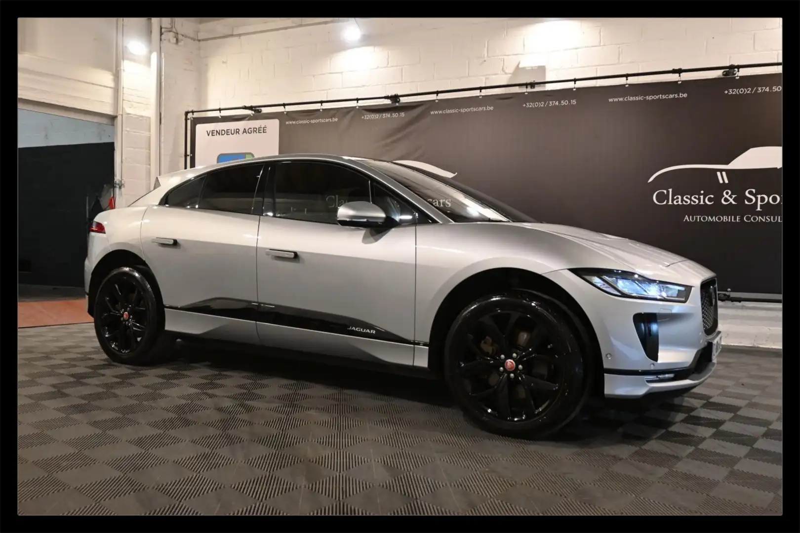Jaguar I-Pace I-Pace 90 kWh EV400 PACK SPORT / PANO / FULL Argent - 1