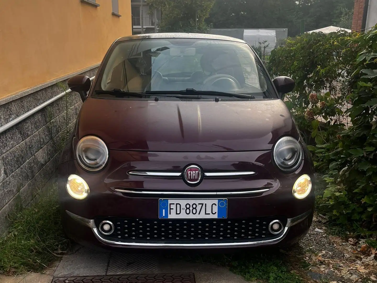 Fiat 500 500 III 2016 1.2 Lounge 69cv Mauve - 1