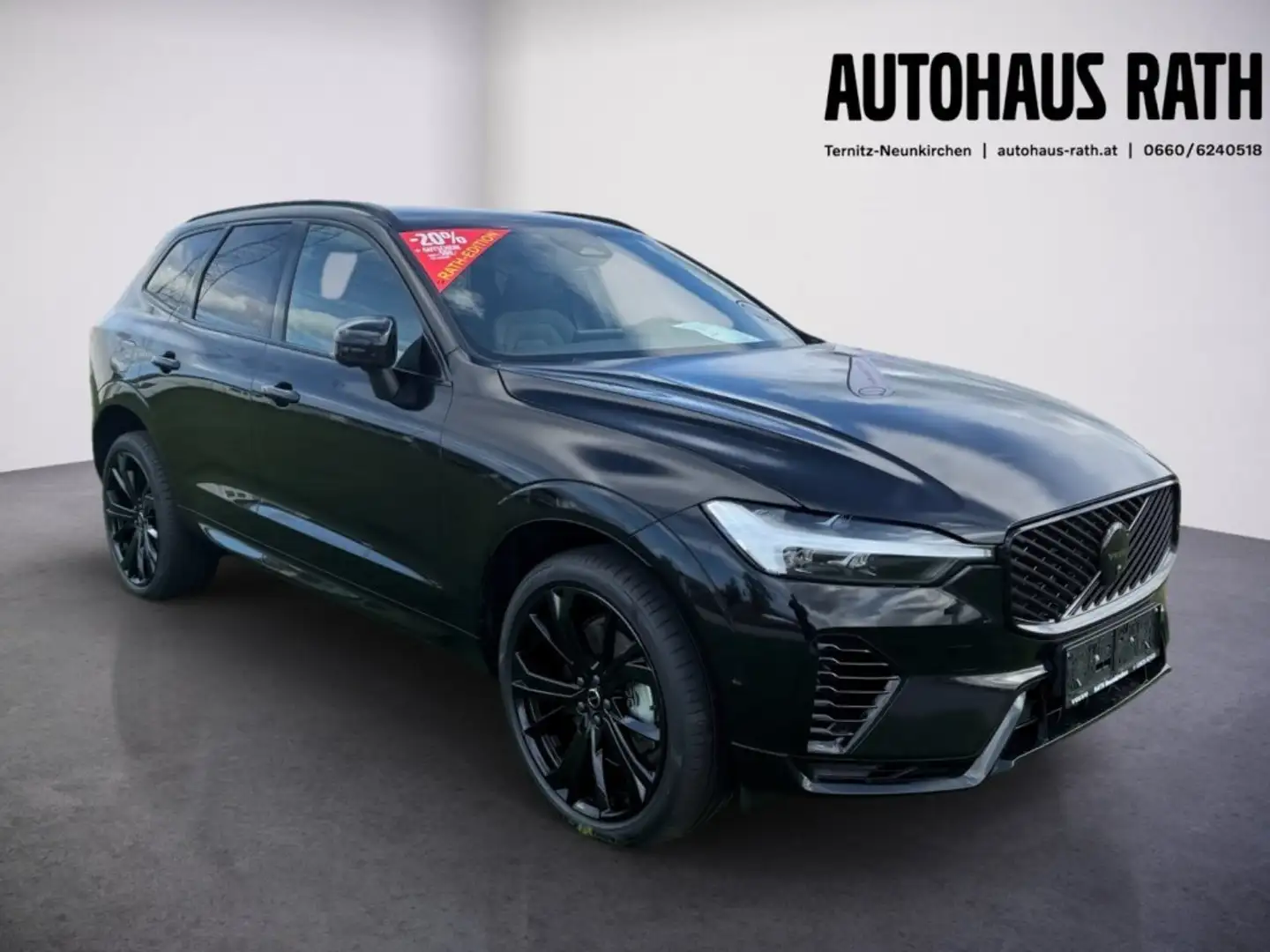 Volvo XC60 Black Edition Plus, T6 AWD Plug-in Hybrid, Elektrisch/Benzin Schwarz - 2