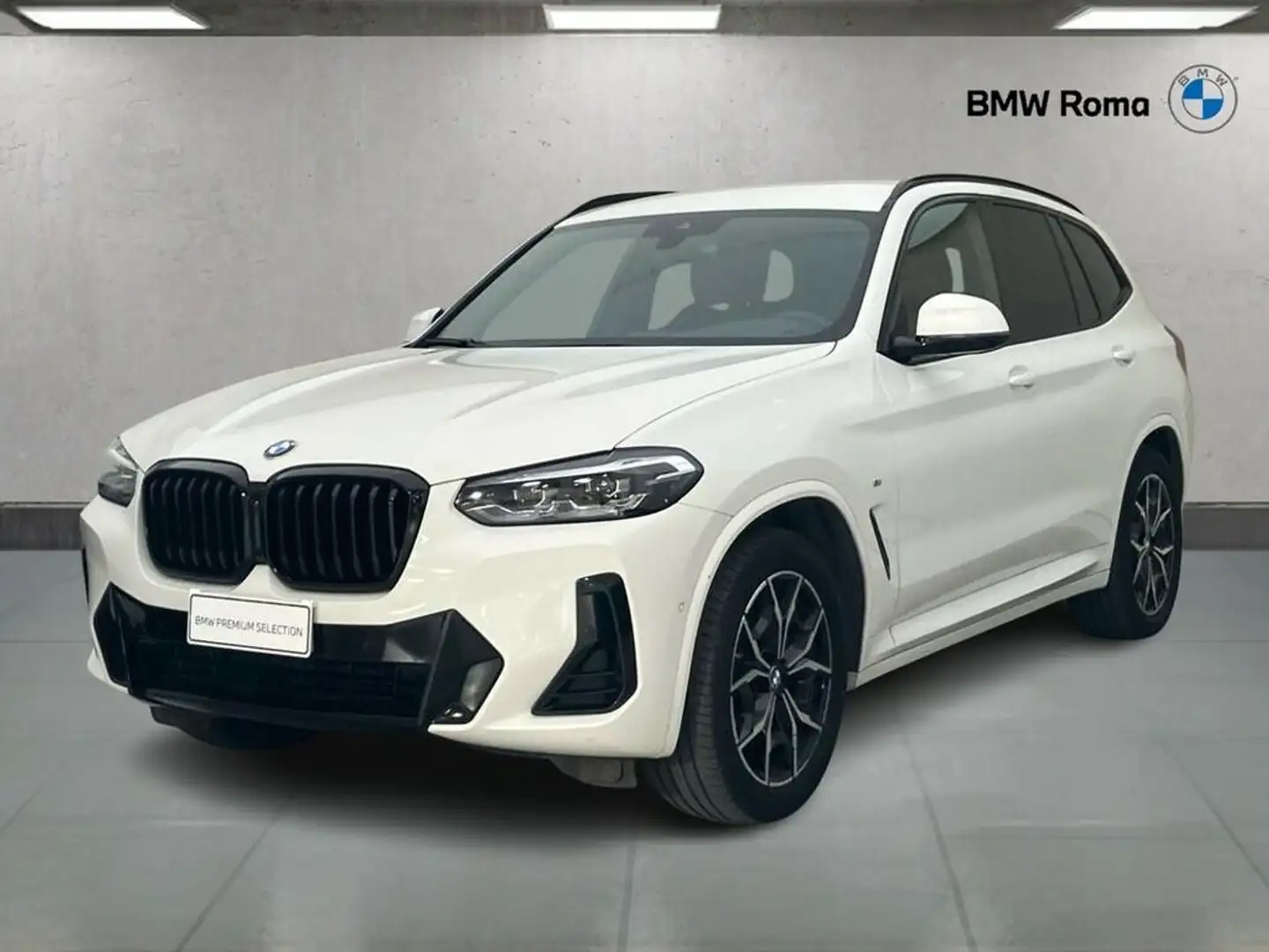 BMW X3 sdrive18d mhev 48V Msport auto Bianco - 1