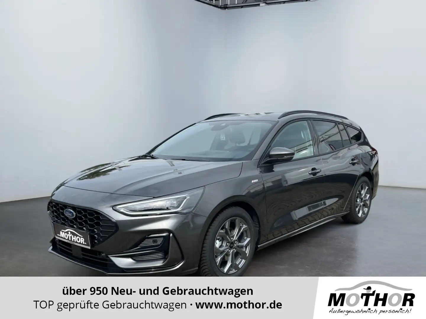 Ford Focus Turnier ST-Line X 1.5 EcoBlue AHK Vorbereitung Grau - 1