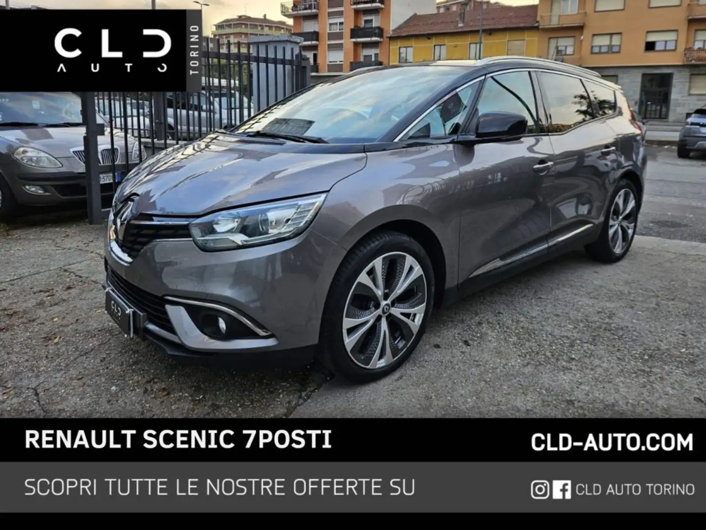 Renault Scenic Scénic dCi 8V 7POSTI GANCIO TRAINO Grigio - 1