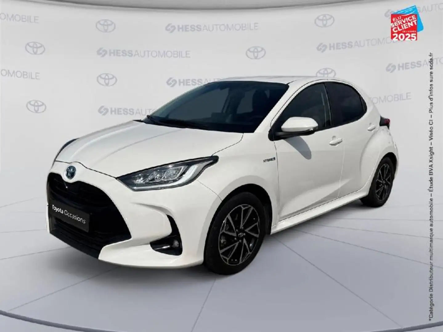 Toyota Yaris 116h Design 5p MY22 Blanc - 1