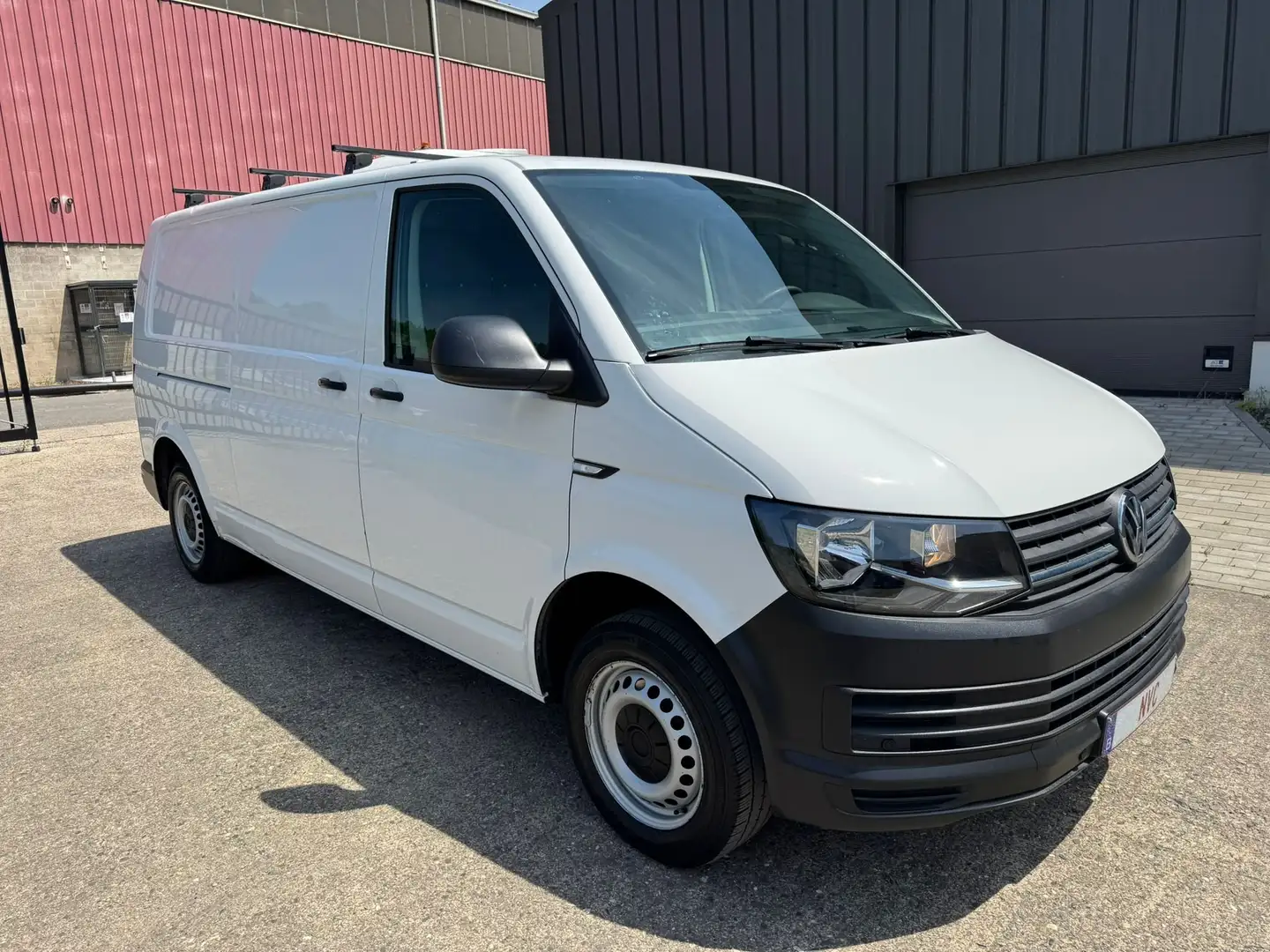 Volkswagen T6 Transporter L2Long 2.0TDI 2 portes Lat/Webasto/Sièges chauf Weiß - 1