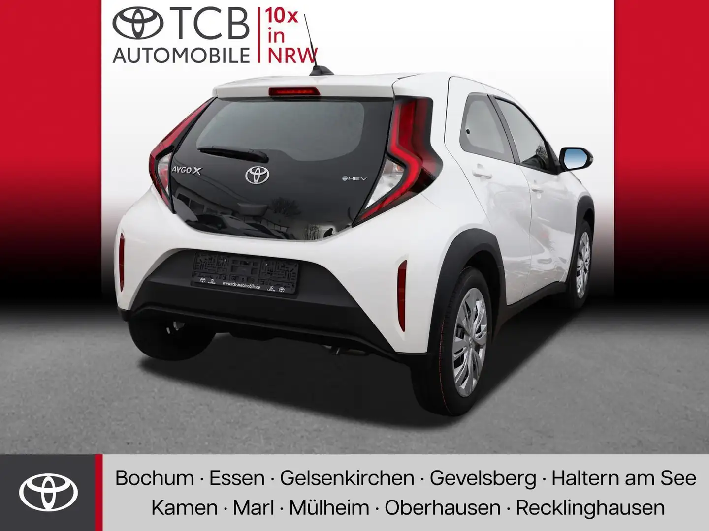 Toyota Aygo X 1,5 l Pure CVT PDC KLIMA BT ZV SERVO USB Weiß - 2