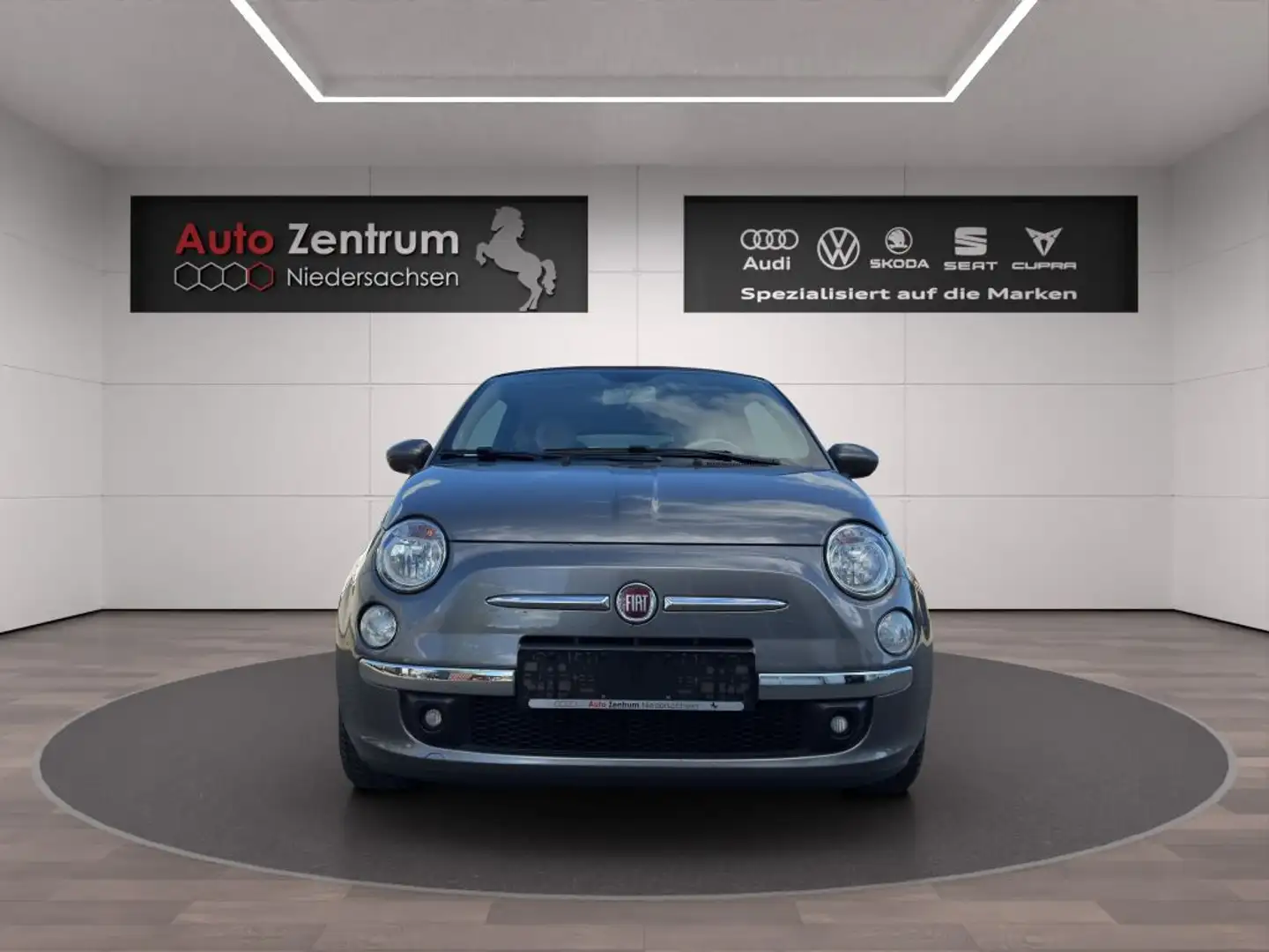 Fiat 500 C 1.2 Lounge Blue&Me el. Verdeck Windschott Grau - 2