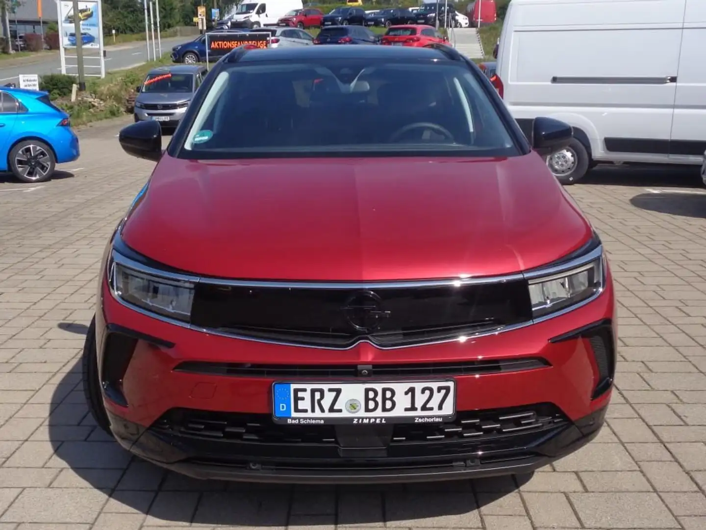 Opel Grandland X Grandland 1.2 96 kW 130 PS Navi, DAB, BT, LED Rot - 2