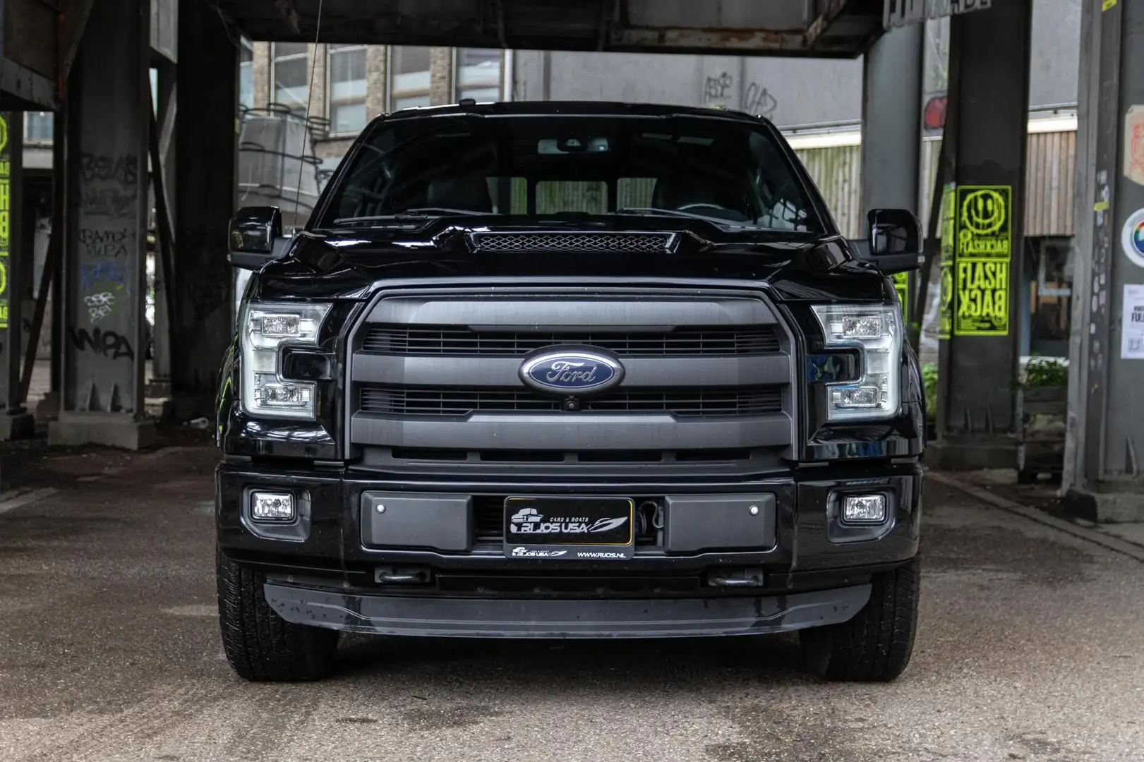 Ford F 150 USA F 150 Lariat Sport Black Edition 34K lage bijt Zwart - 2