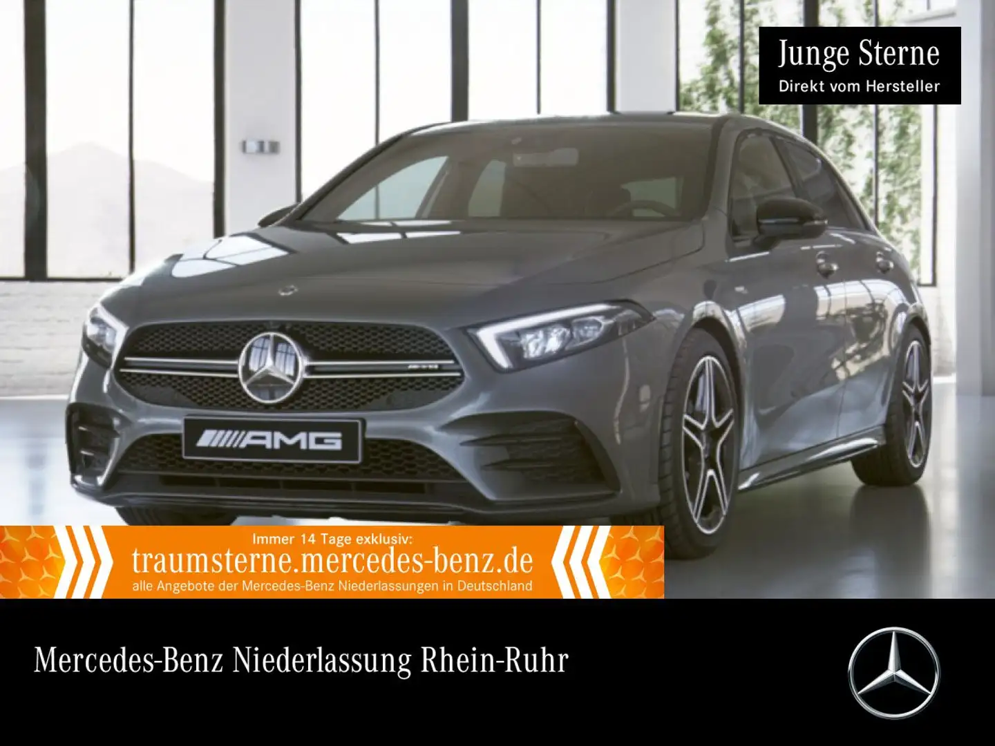 Mercedes-Benz A 35 AMG A 35 4M Kompakt AMG+LED+KAMERA+7G Grijs - 1