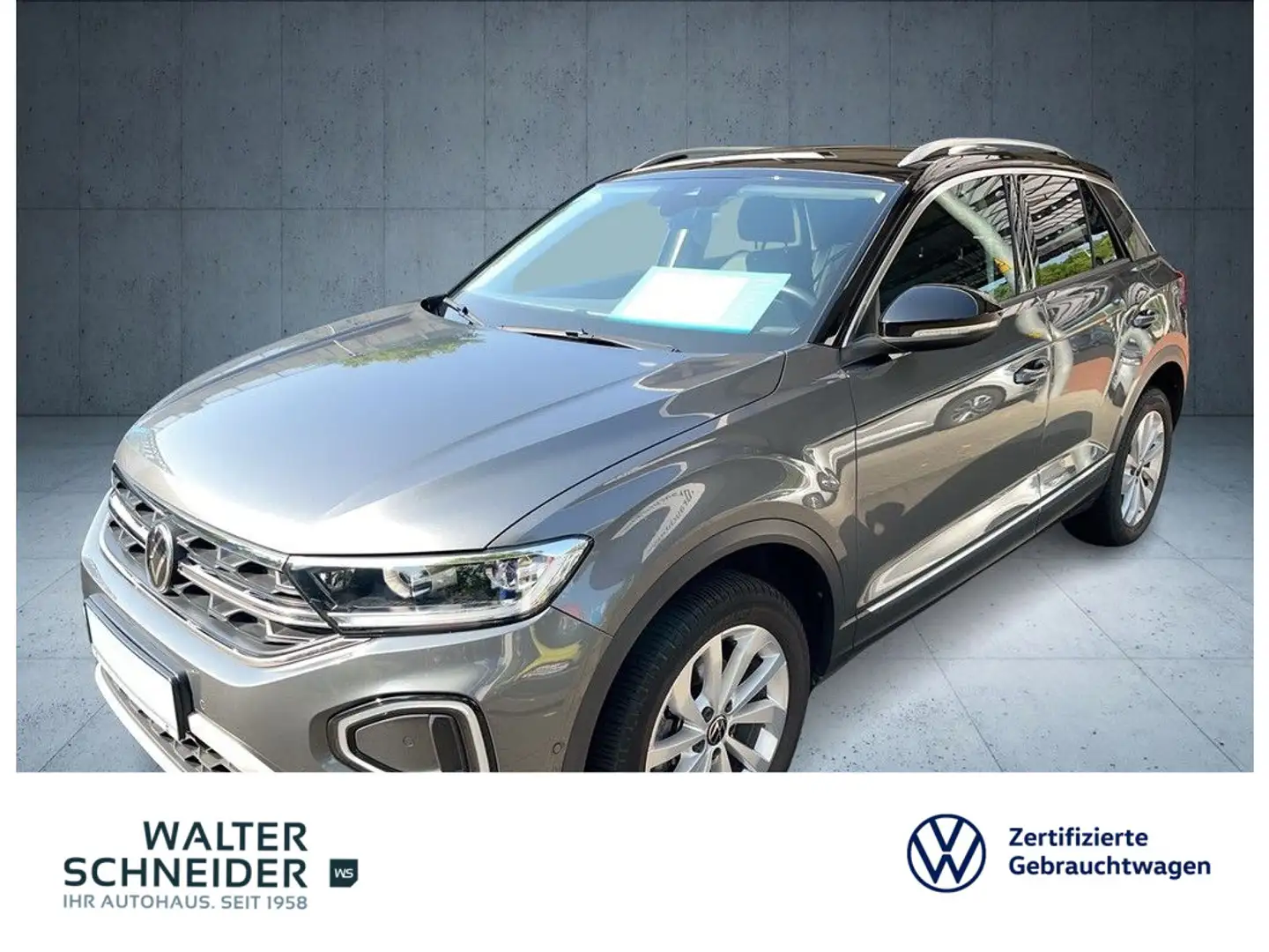 Volkswagen T-Roc 1.5 TSI DSG Style Navi LEDplus AHK ACC Gri - 1