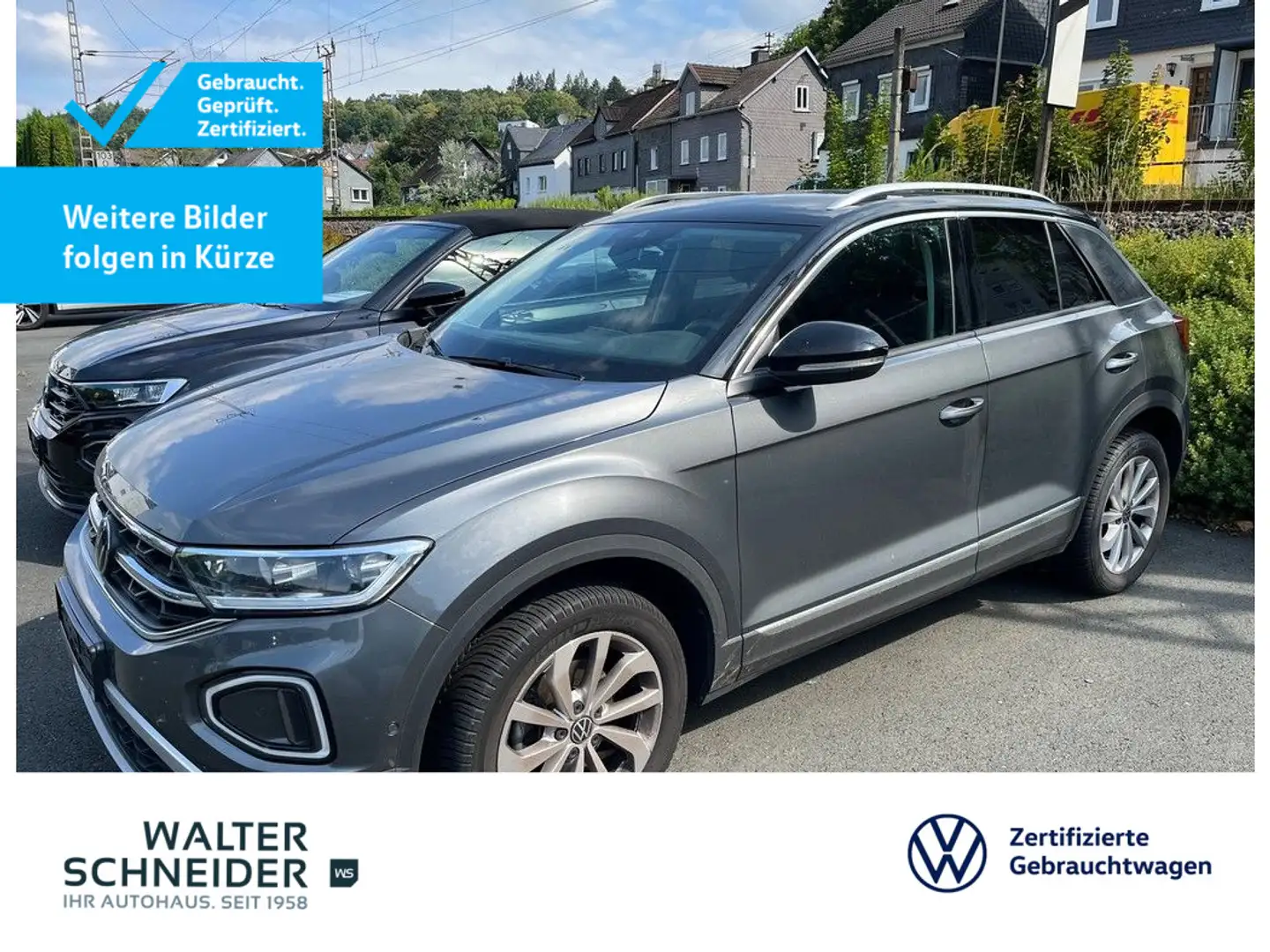 Volkswagen T-Roc 1.5 TSI DSG Style Navi LEDplus AHK ACC Grey - 1