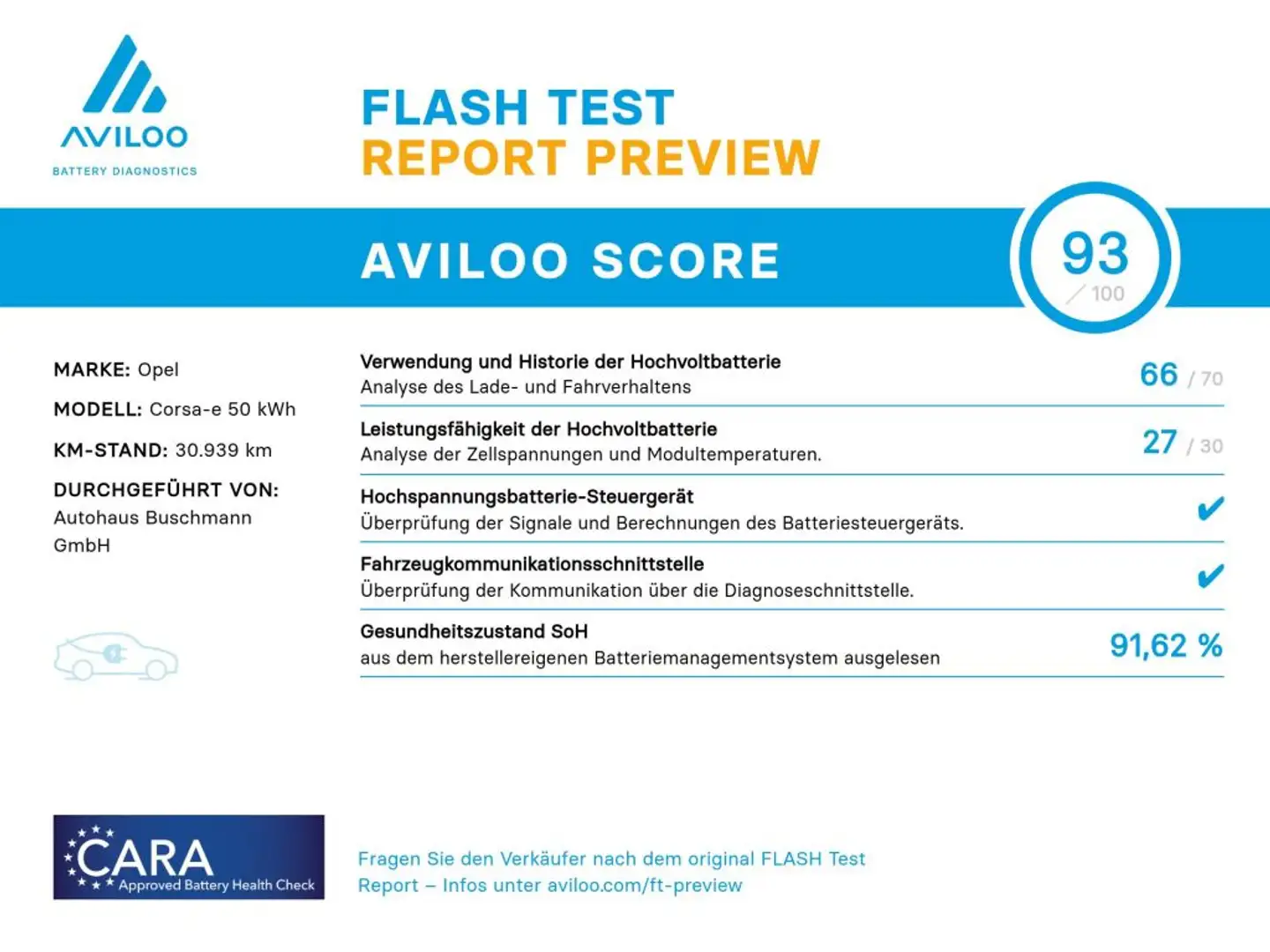 Opel Corsa-e Edition +SOH 91%+ALLWETTER+ Noir - 2