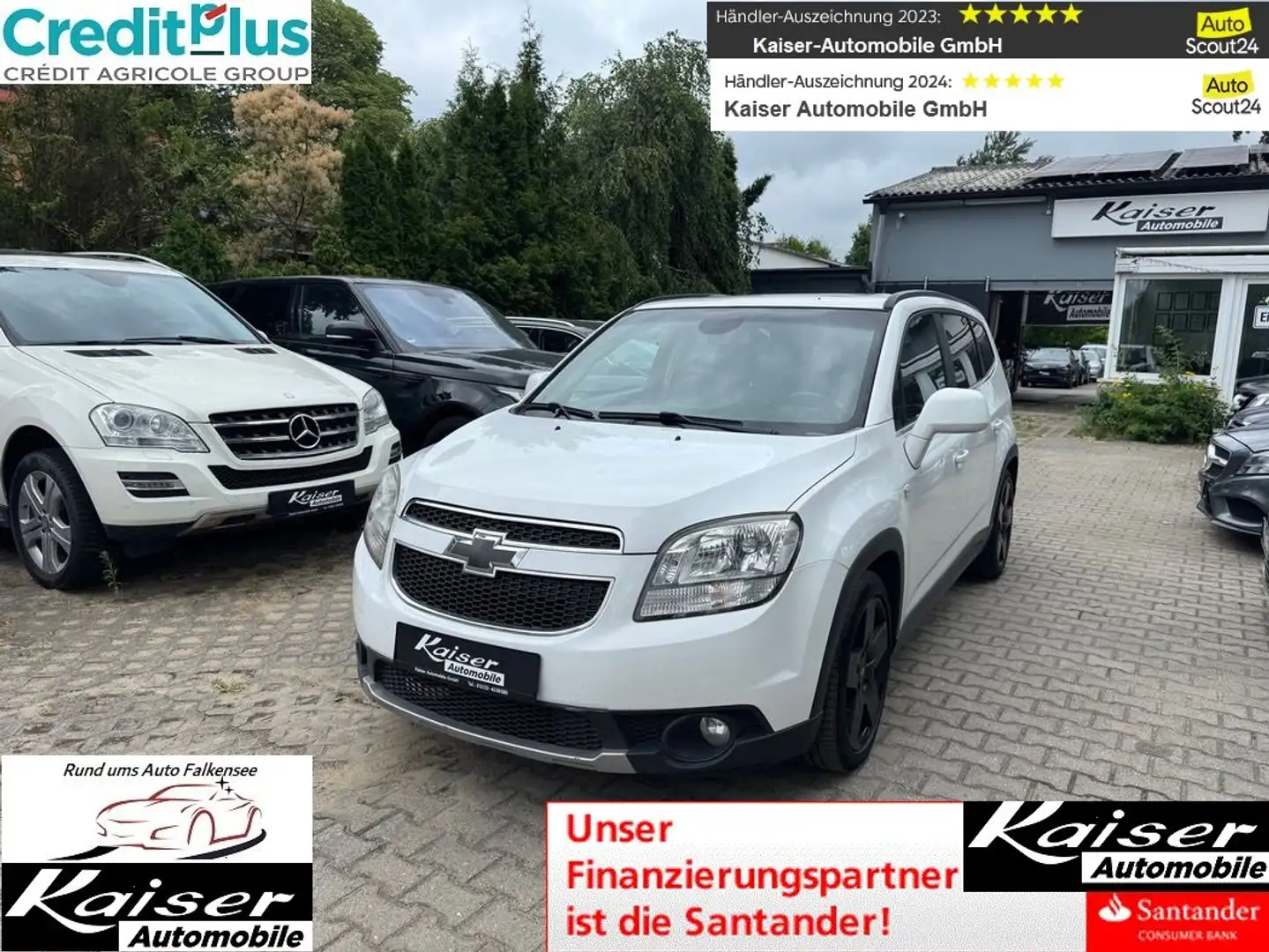 Chevrolet Orlando LTZ-7 Sitzer-18Zoll-Autom.-Leder-Schiebedach-PDC Weiß - 1
