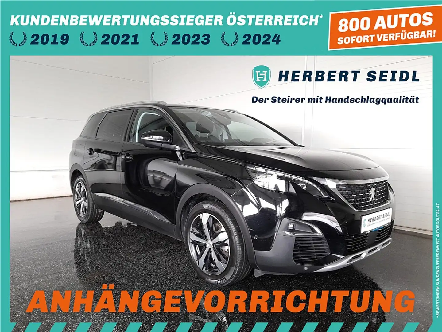 Peugeot 5008 Allure 1,5 BlueHDI 130 *7-SITZE / STANDHZG / VI... Schwarz - 1