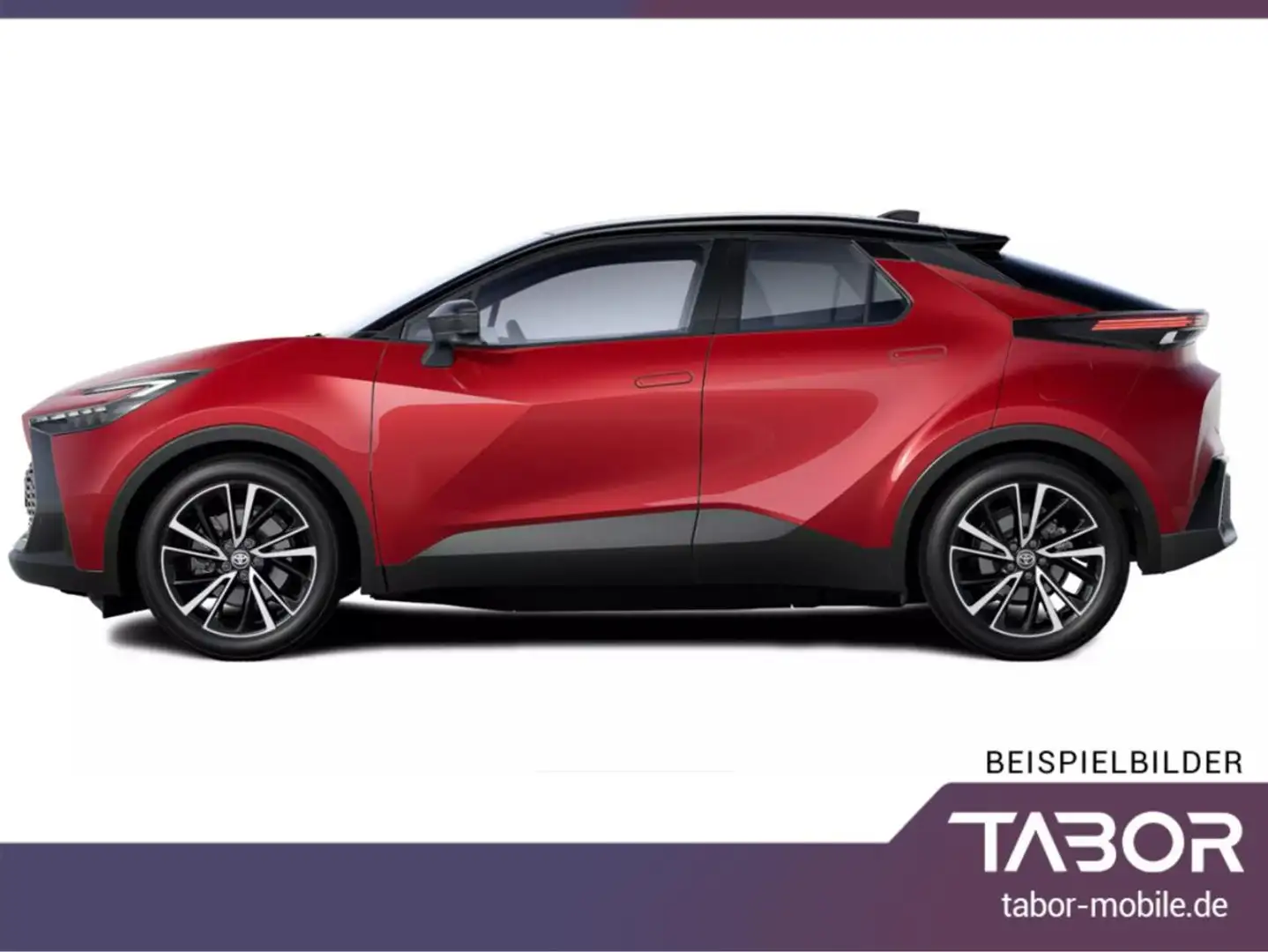 Toyota C-HR 2.0 PHEV 223 CVT Lounge Pano Nav Kam DigCo Rot - 2