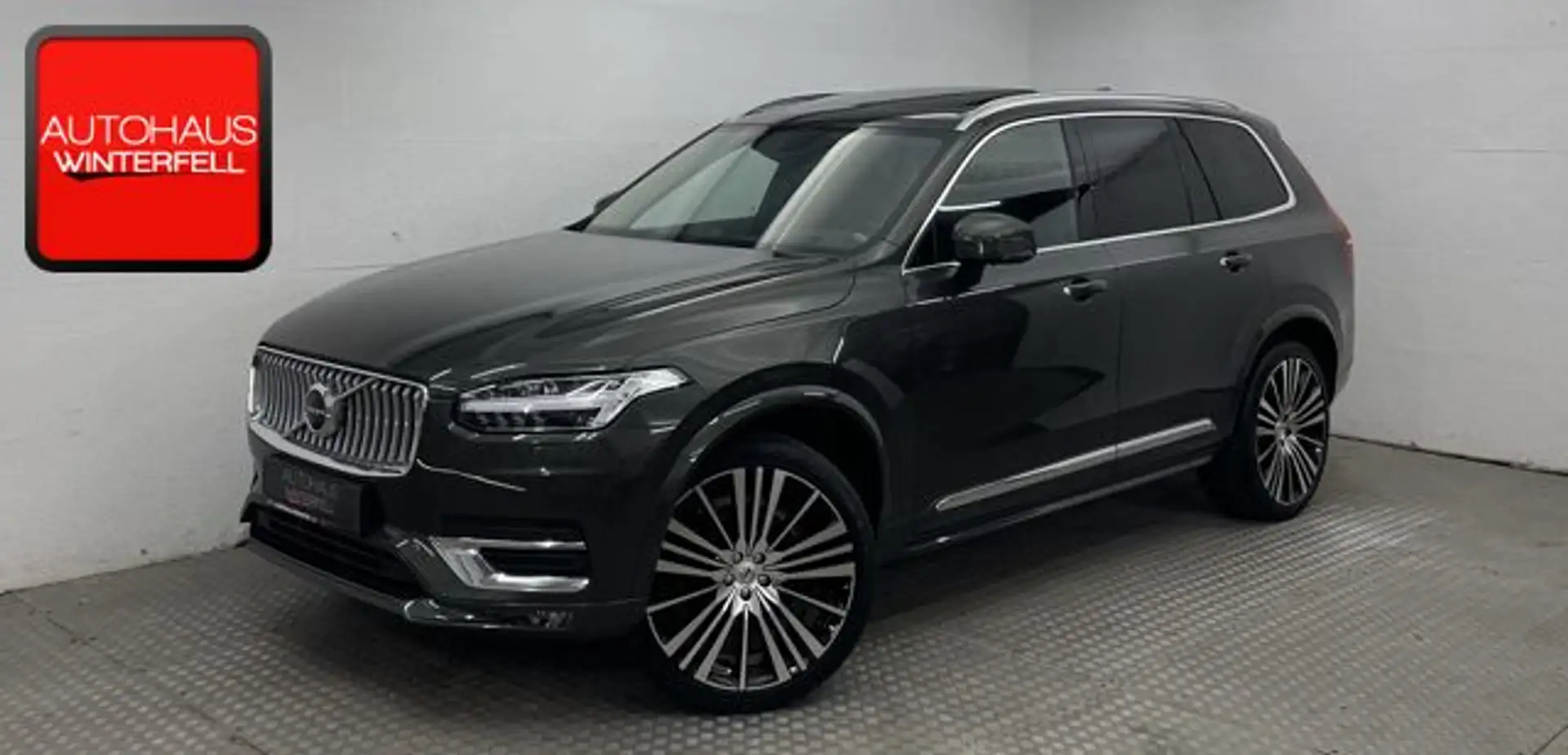Volvo XC90 B5 D INSCRIPTION AWD 7SITZ+PANO+B&W+MASSAGE Gris - 1