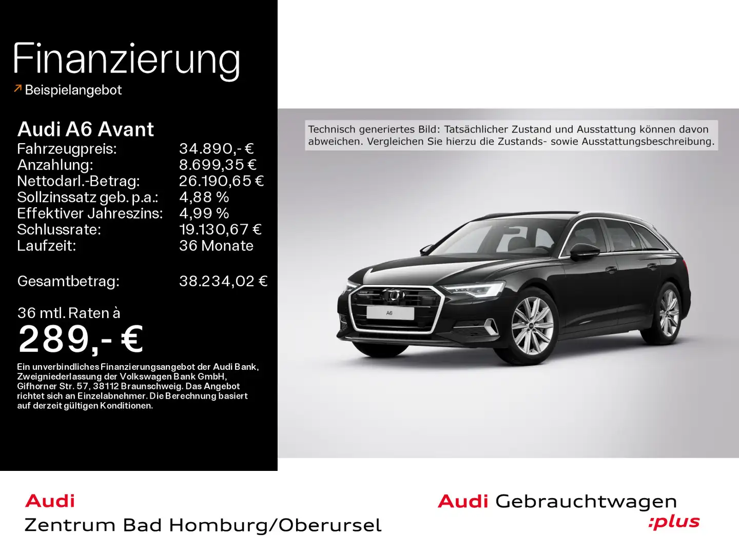 Audi A6 Sport 45 TDI quattro*Navi*Matrix*Alu*PD Schwarz - 1