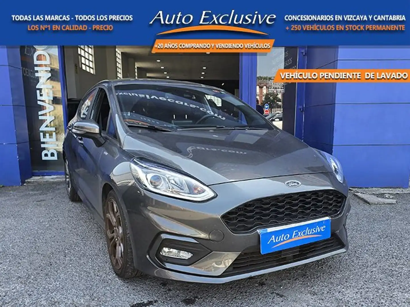 Ford Fiesta 1.0 EcoBoost S/S ST Line 95 Gris - 1