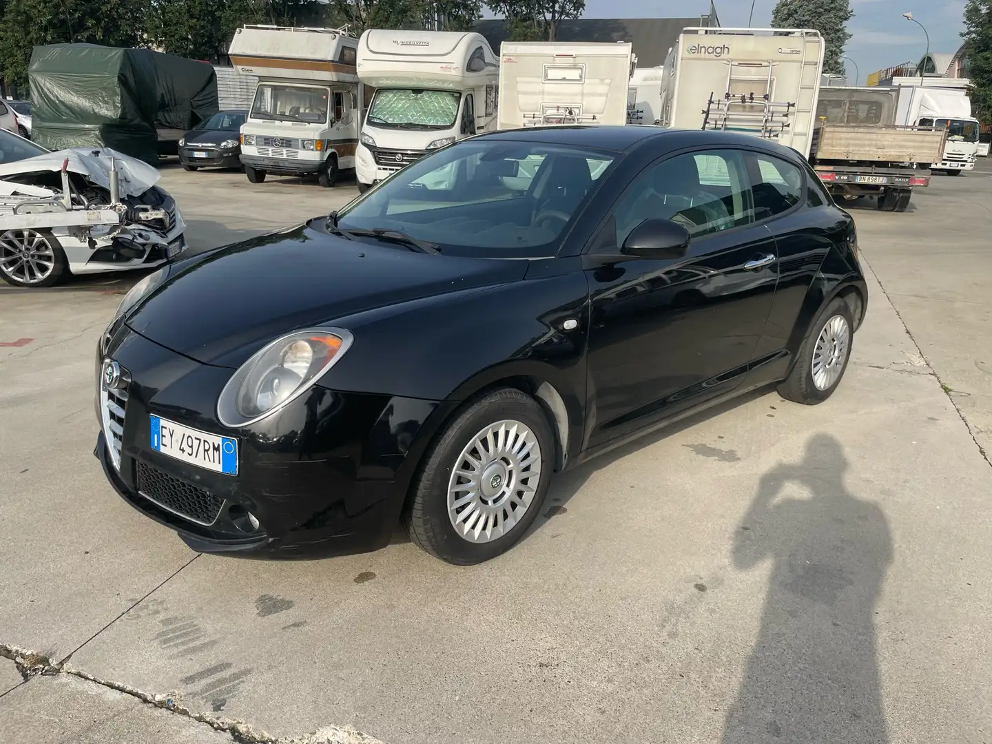 Alfa Romeo MiTo 1.3 jtdm Progression 85cv Zwart - 1