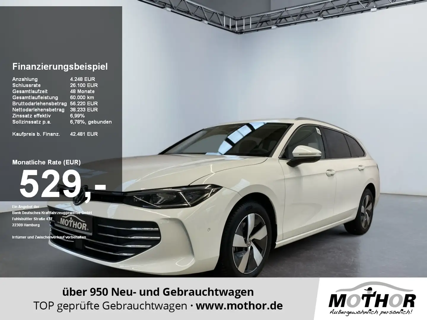 Volkswagen Passat Variant Business 1.5 eTSI AHK Schwenkbar Weiß - 1