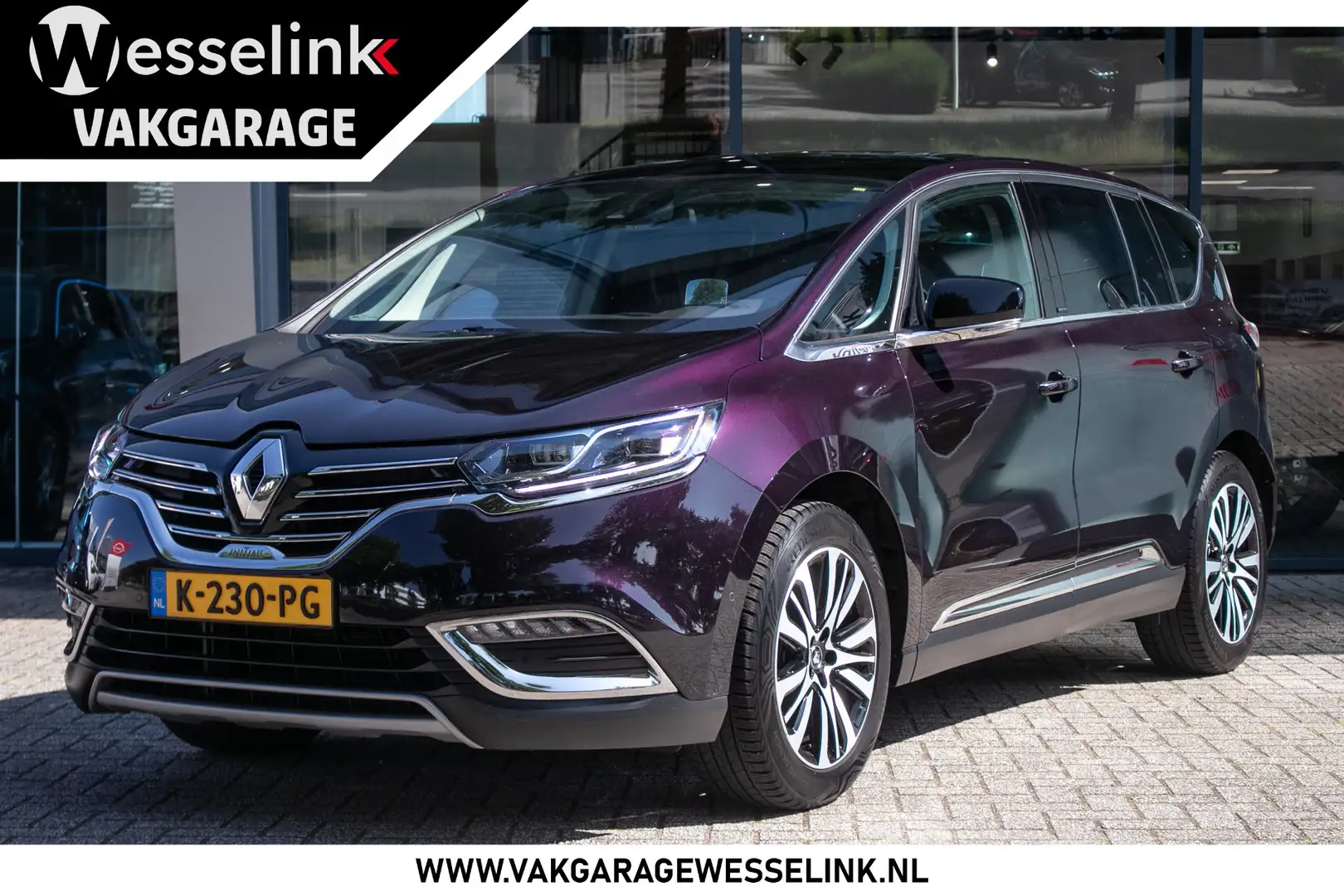 Renault Espace 1.8 TCe Initiale Paris 7p. Automaat - All in rijkl Paars - 1