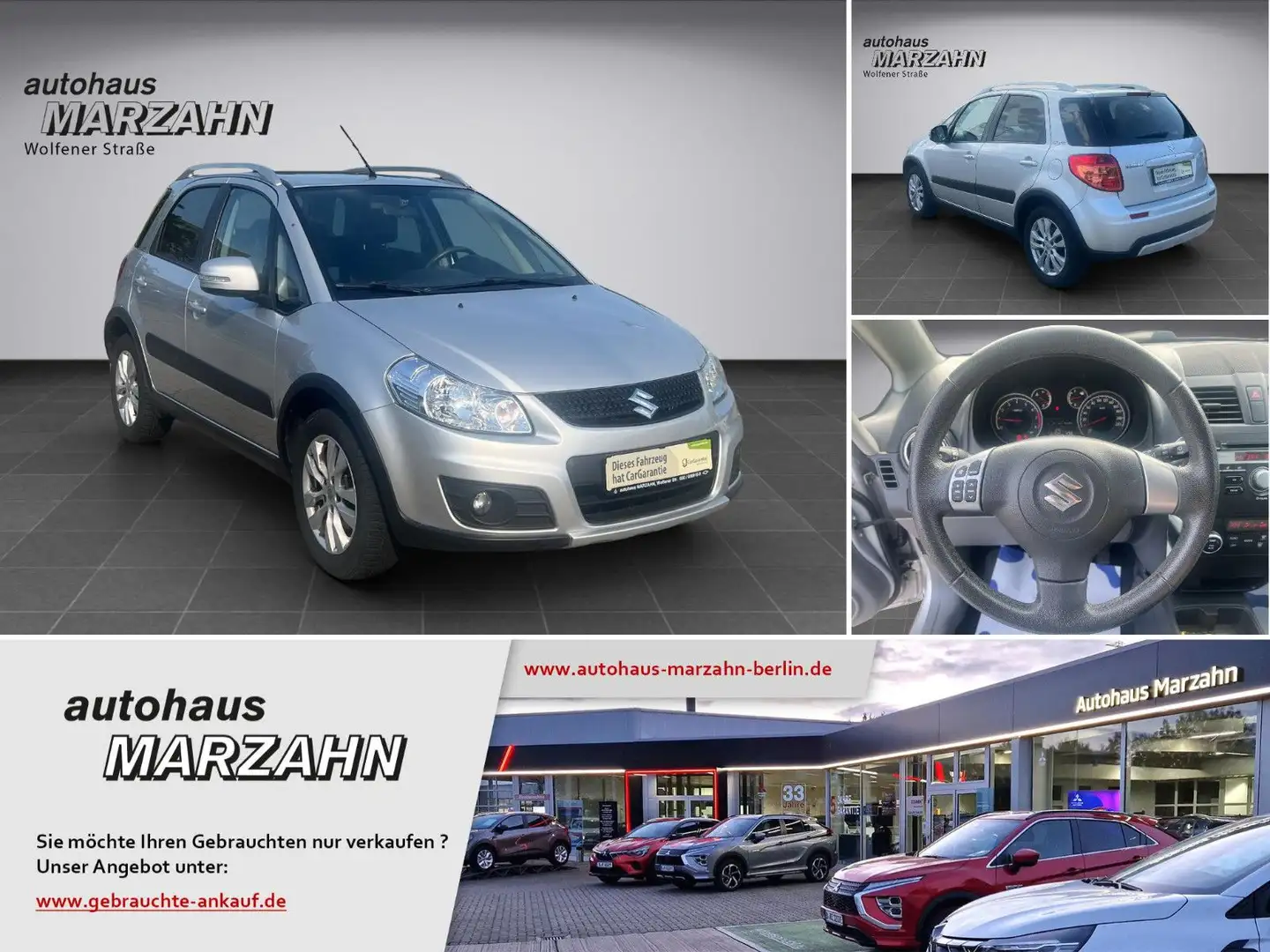 Suzuki SX4 1.6 Classic Style Radio/CD/KlimaAT/Sitzhzg. Silber - 1