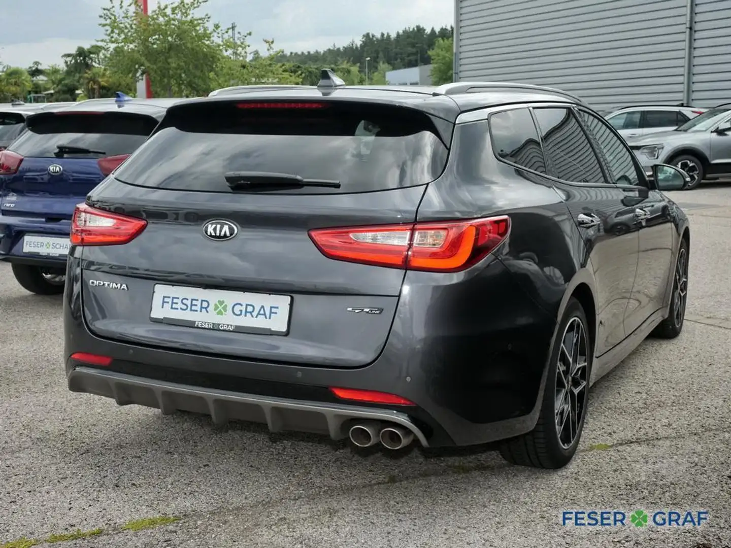 Kia Optima SW 1.6 GT-Line Leder-Paket 360° Panorama Grau - 2