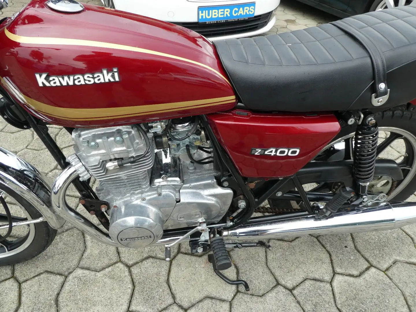 Kawasaki Z 400 mit Original 940km Rot - 2