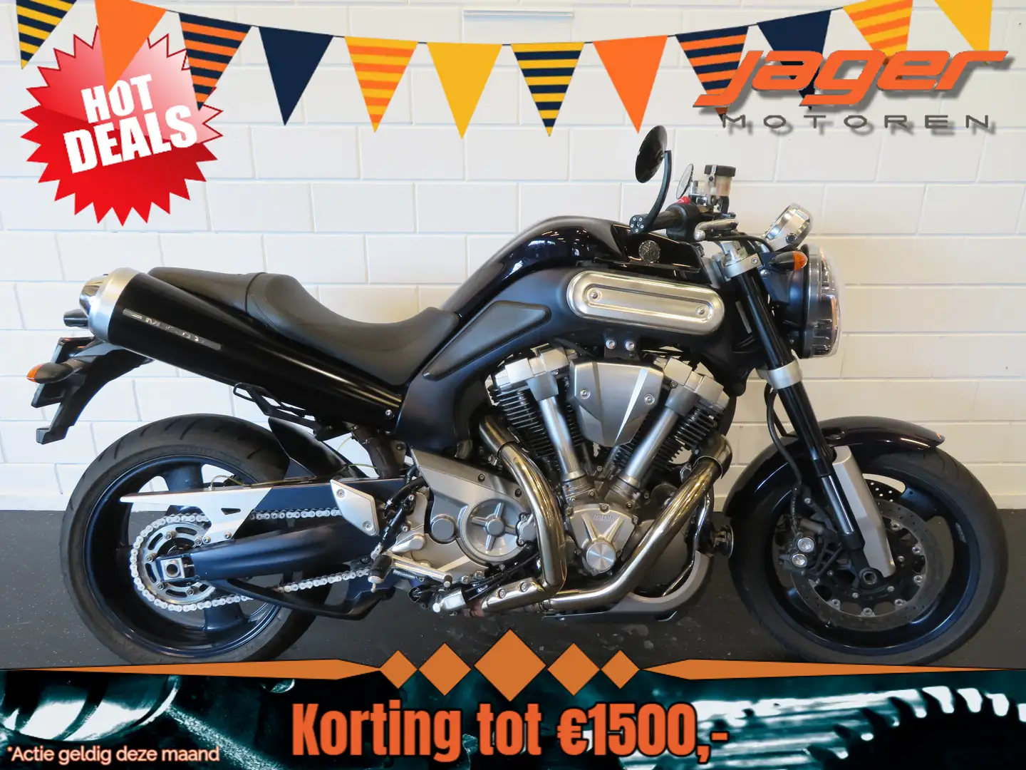Yamaha MT-01 POWER EN READY VOOR ACTIE! Zwart - 1