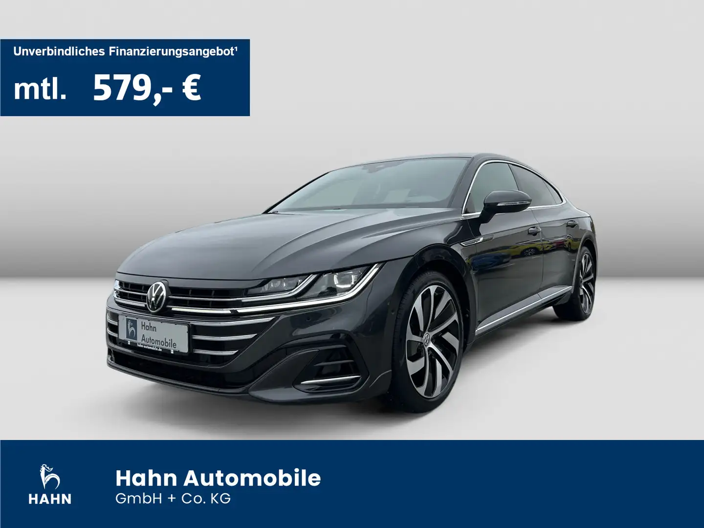 Volkswagen Arteon 2.0TDI DSG 4Mo R-Line LED AHK DCC Standh Grau - 1