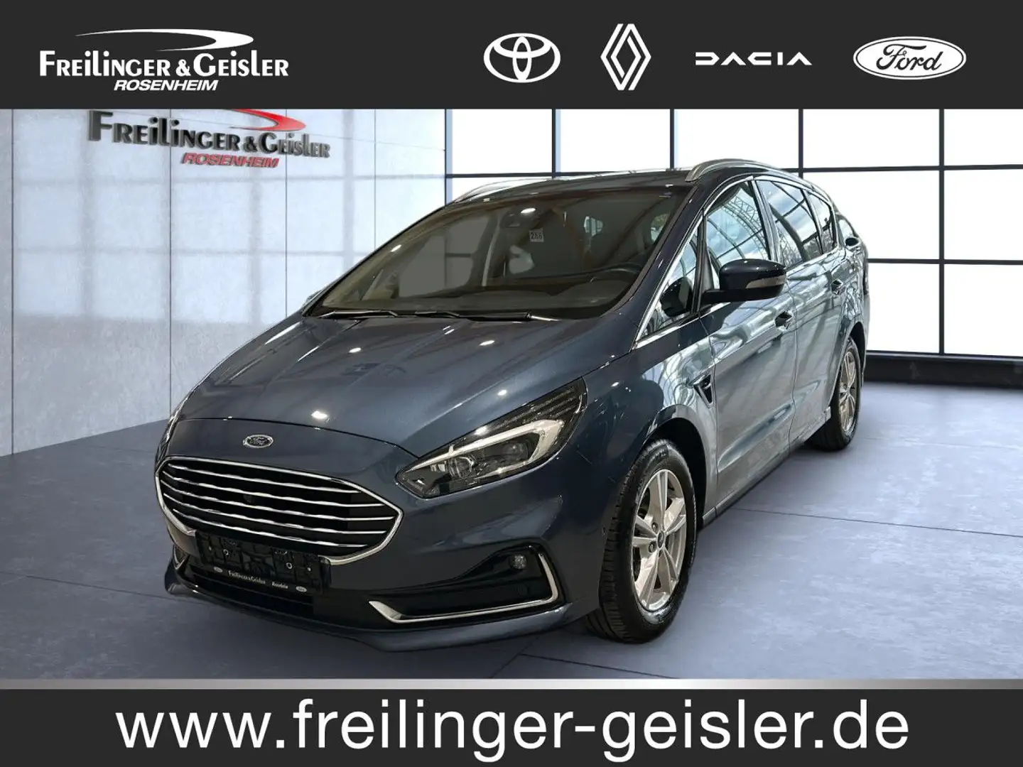 Ford S-Max Hybrid Titanium Bluetooth Navi LED Klima Blau - 1