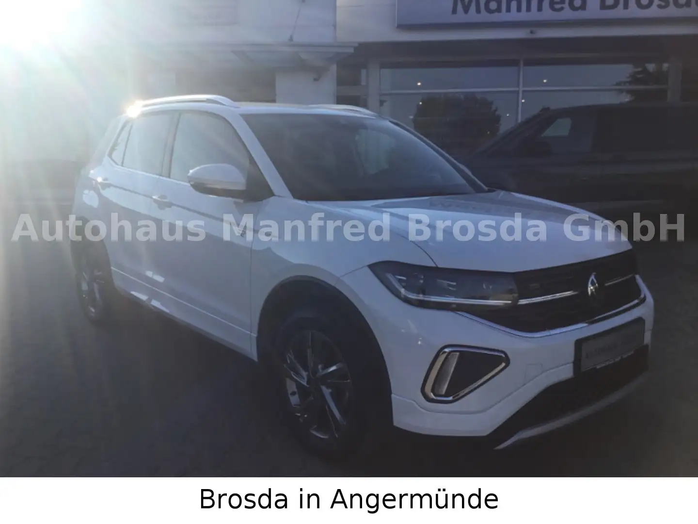 Volkswagen T-Cross 1.5 R-Line MATRIX KAM AHZ GJR 25% RABATT Wit - 1